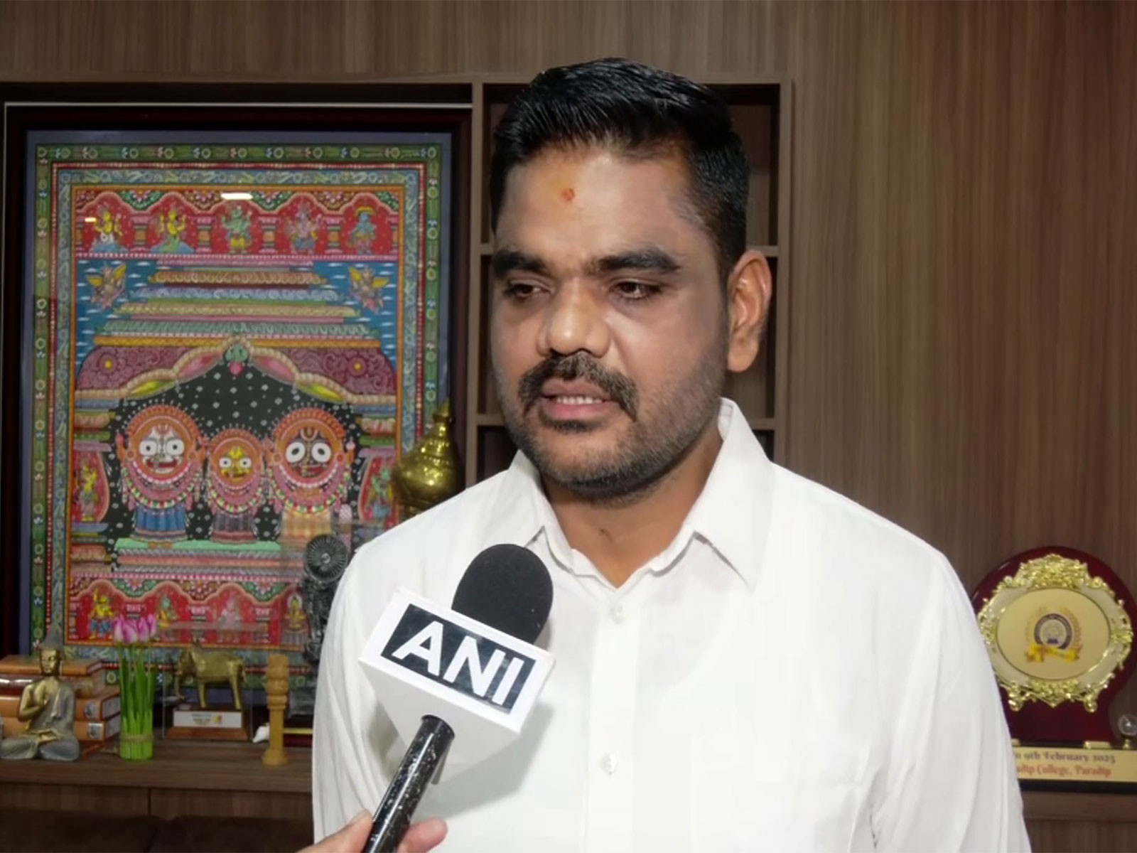 Odisha's Minister for Industries and Skill Development and Technical Education, Sampad Chandra Swain (Photo/ANI)