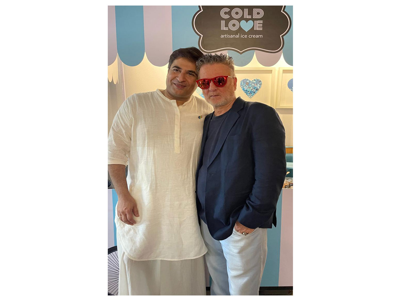Suvir Saran with Rohit Bal (Photo/SuvirSaran)