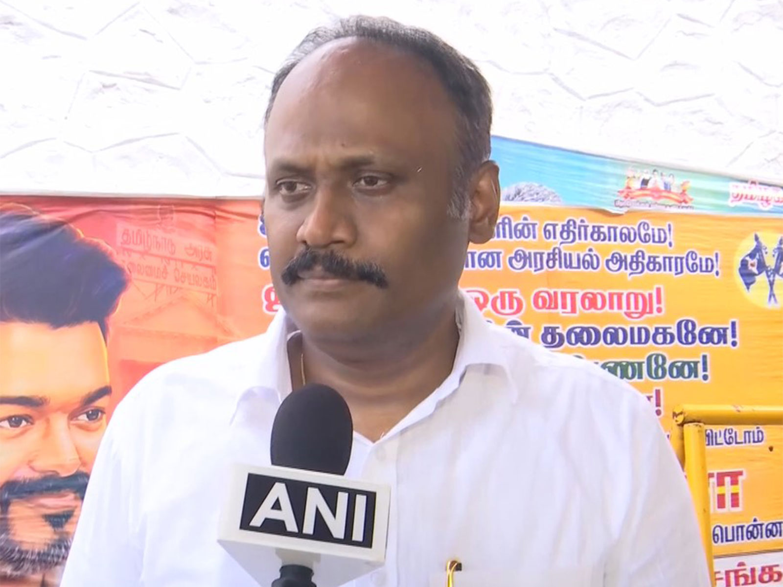 TVK leader Kamraj (Photo/ANI)