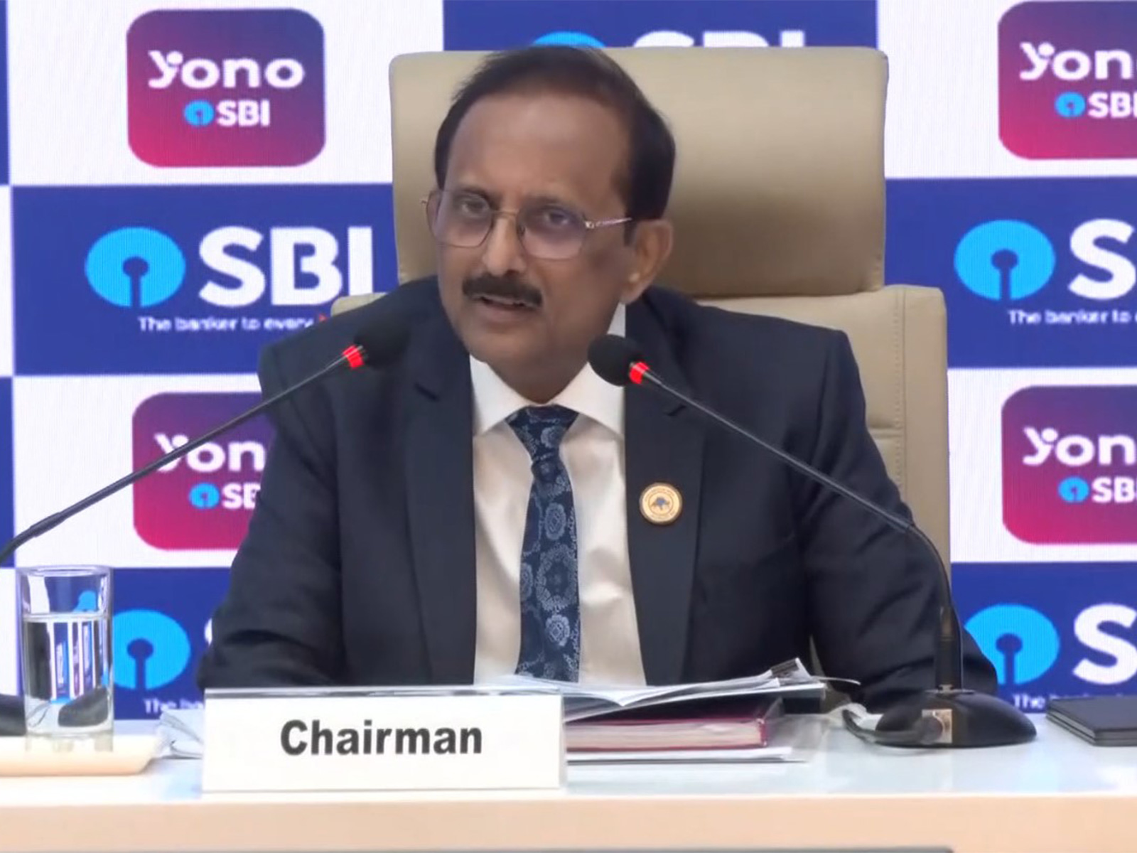 State Bank of India (SBI) Chairman, Challa Sreenivasulu Setty (Photo-ANI)
