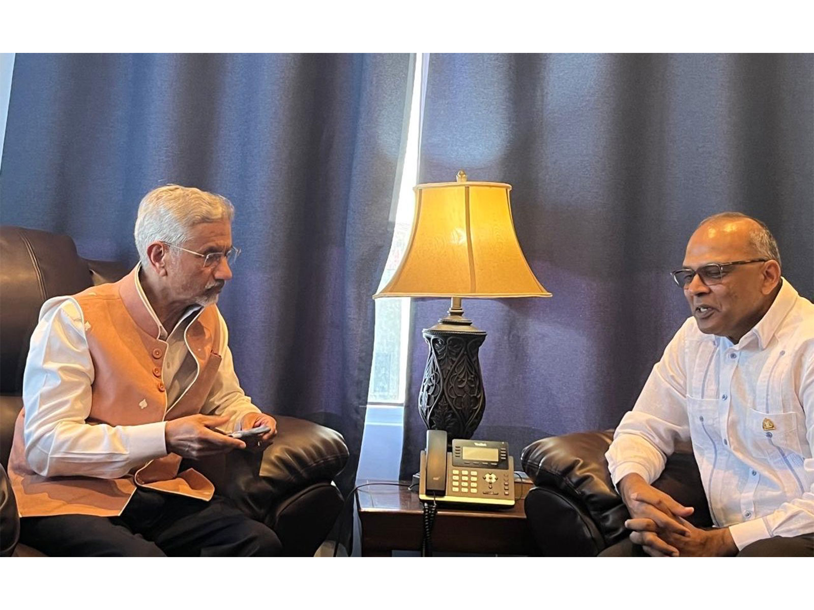 External Affairs Minister S Jaishankar Guyana Health Minister Frank Anthony (Photo: X@DrSJaishankar)