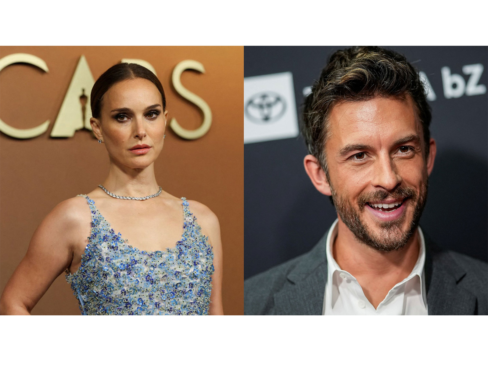 Natalie Portman and Jonathan Bailey (File photo/Reuters)