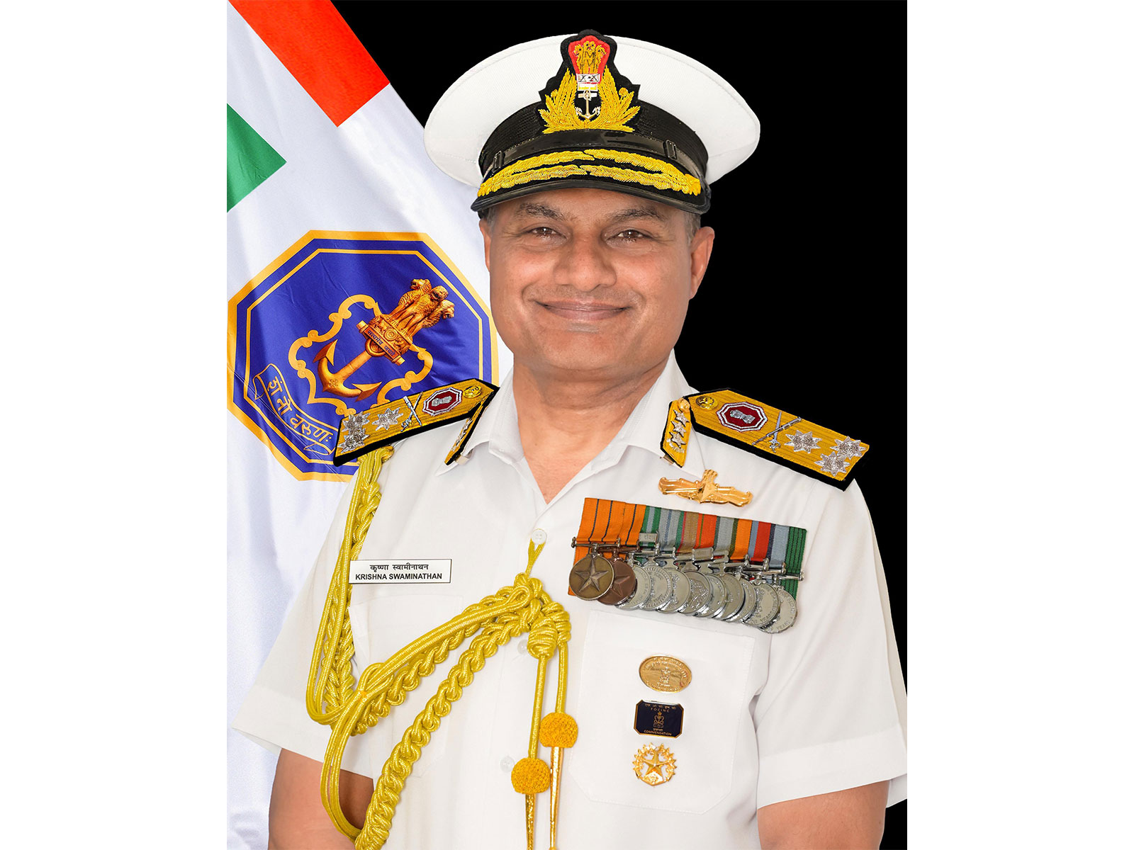 Vice Admiral Krishna Swaminathan (Photo/PIB)