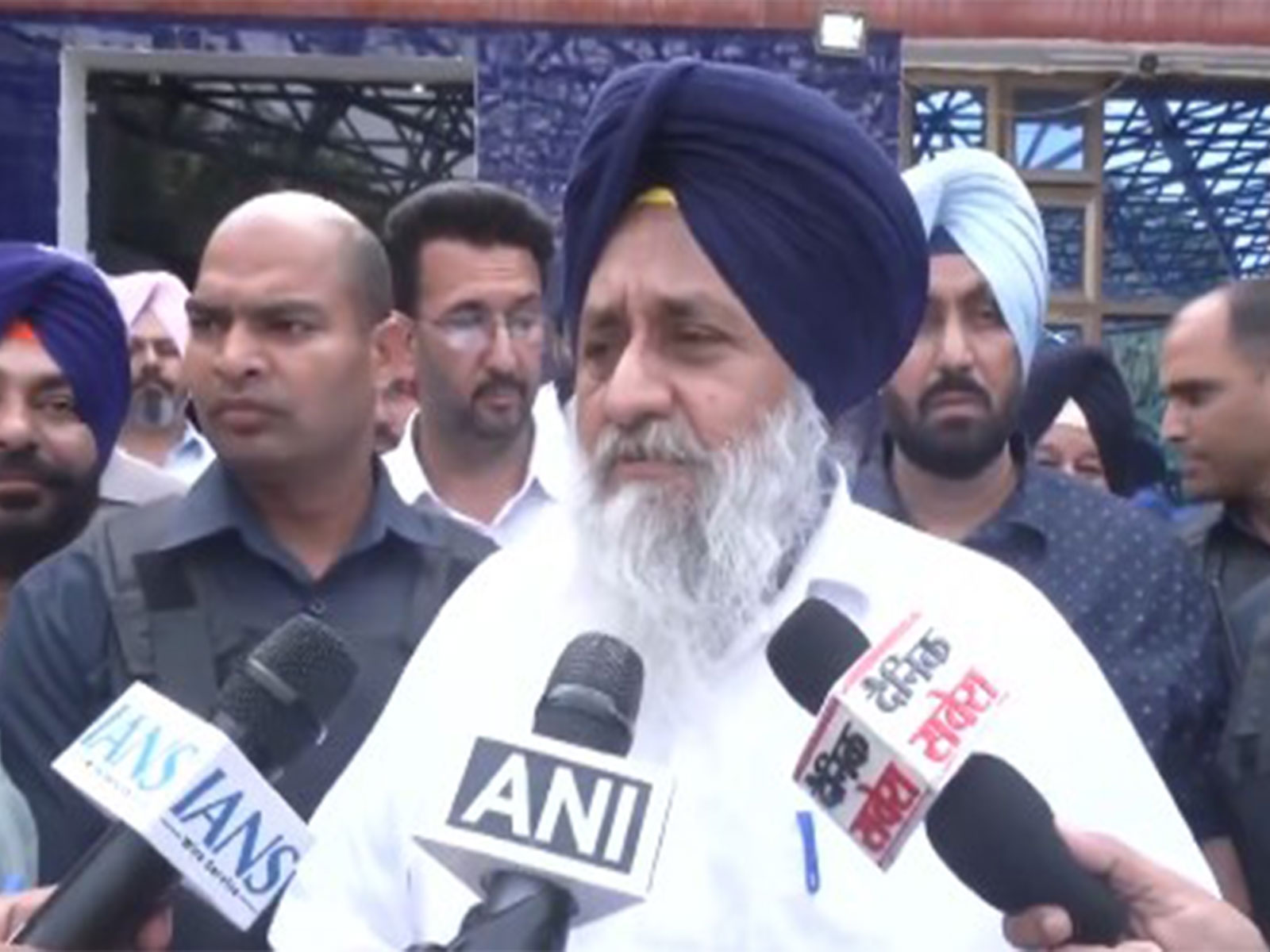 Shiromani Akali Dal chief Sukhbir Singh Badal (Photo/ANI)