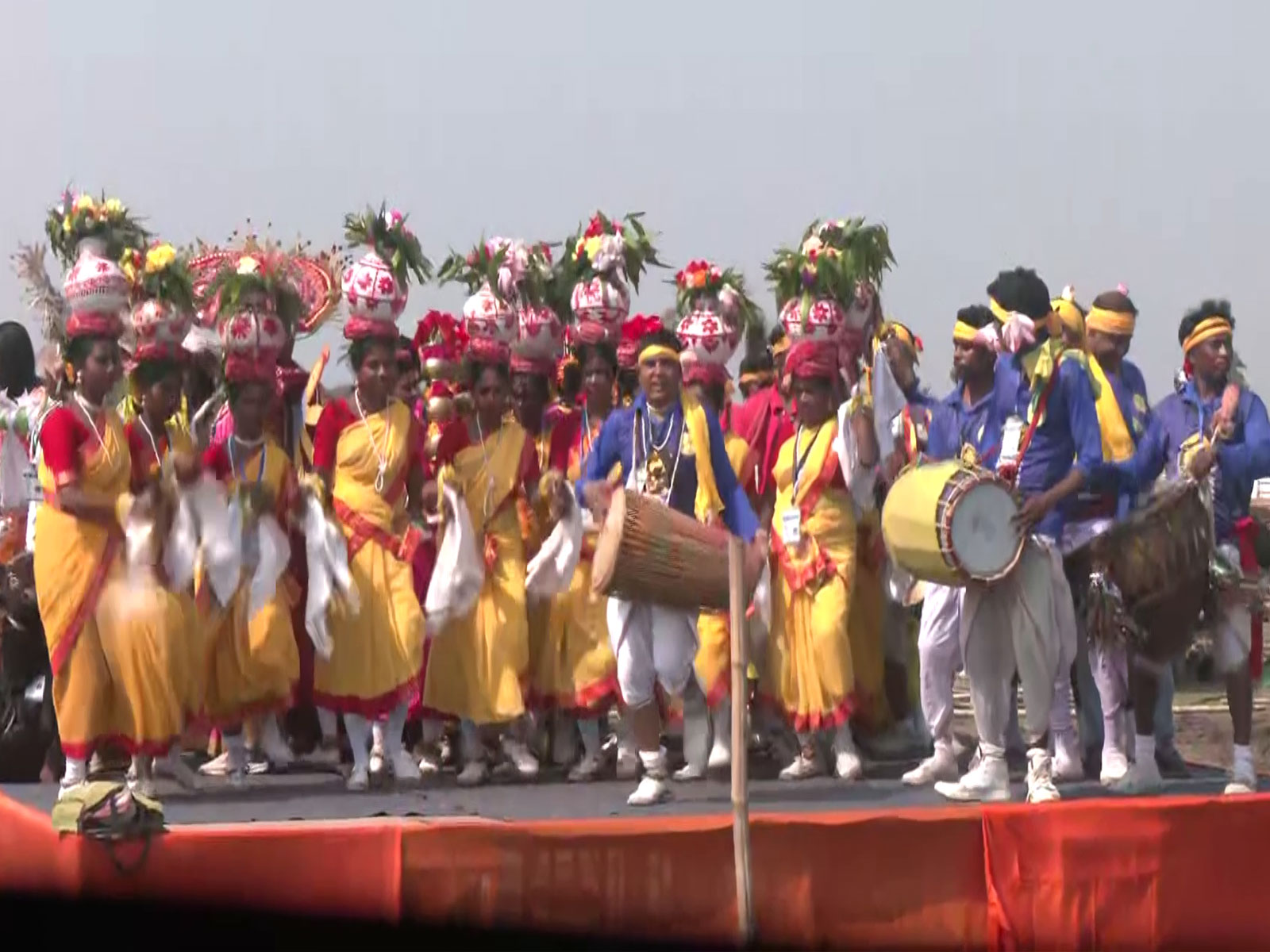 Preparations ahead of swearning in ceremony of New Chief Minister (Photo/ANI)