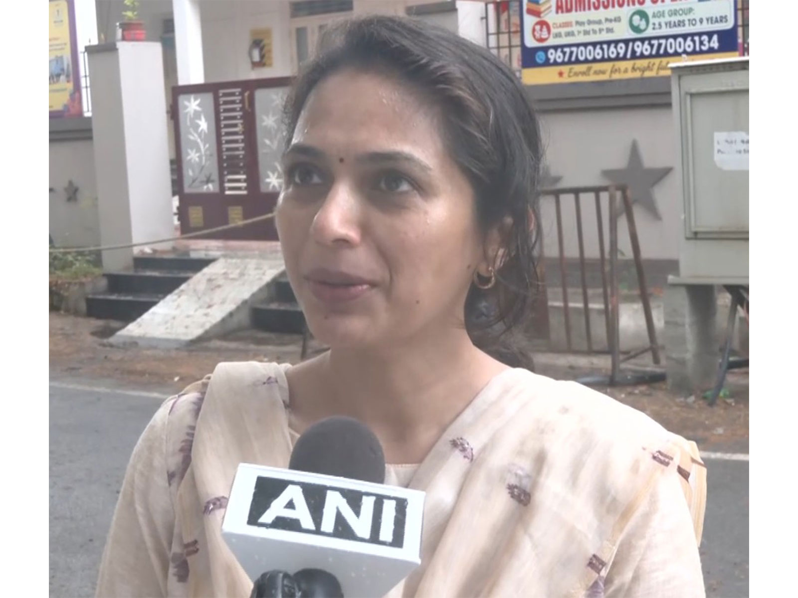 TVK state women wing coordinator Spoorthi Arun (Photo/ANI)