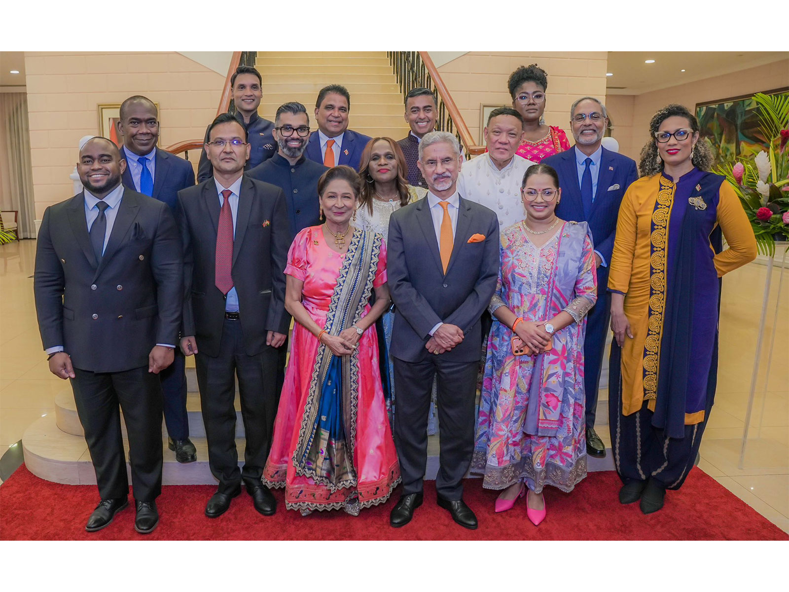 External Affairs Minister S.Jaishankar holds extensive discussions with Trinidad and Tobago Prime Minister Kamla Persad-Bissessar and her Cabinet colleagues (Photo/X/@DrSJaishankar)