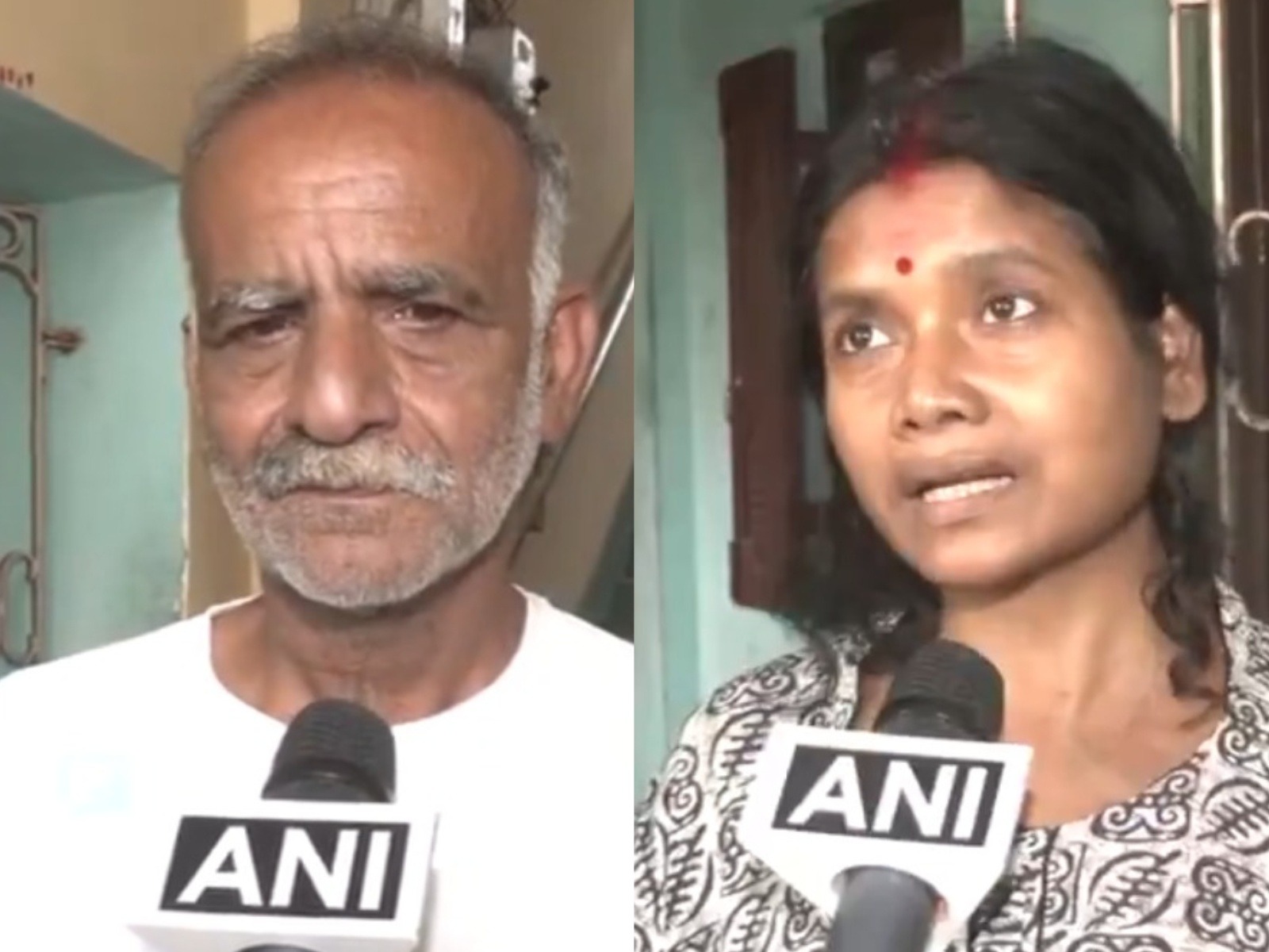 Manik Sarkar son of Makhanlal Sarkar and Minu Sarkar Daughter-in-Law of Makhanlal Sarkar (Photo/ANI)