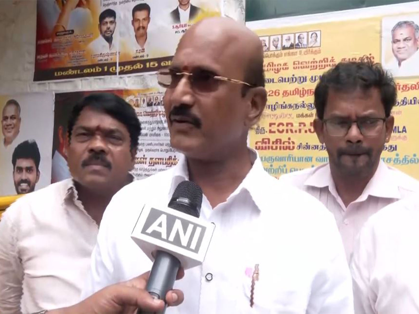 TVK leader T Selvam (Photo/ANI)
