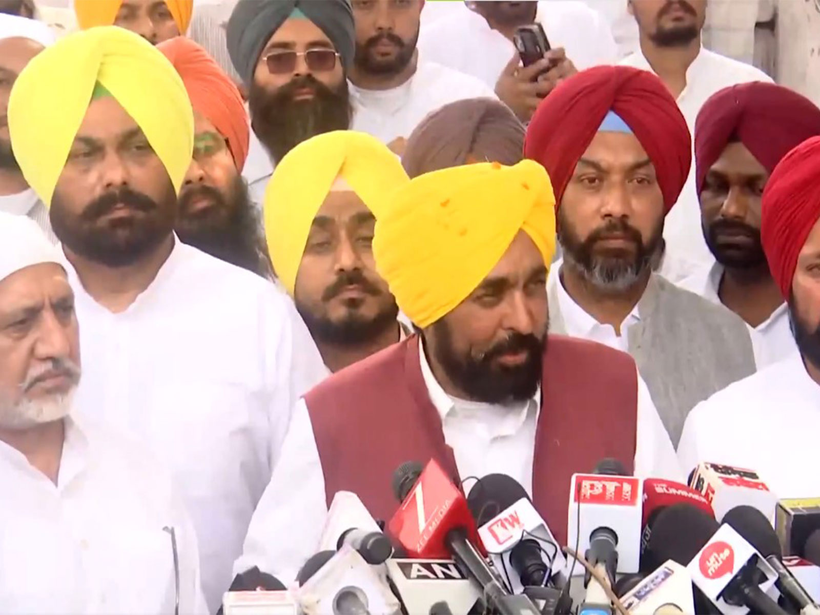 Punjab Chief Minister Bhagwant Mann (Photo/ANI)