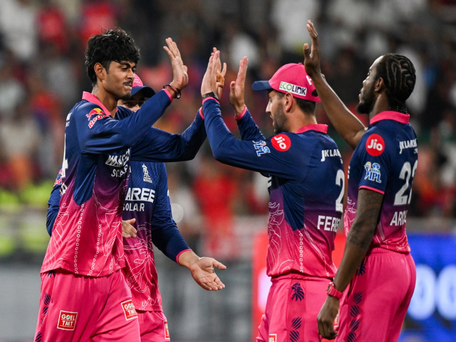 Rajasthan Royals players (Photo: ANI)
