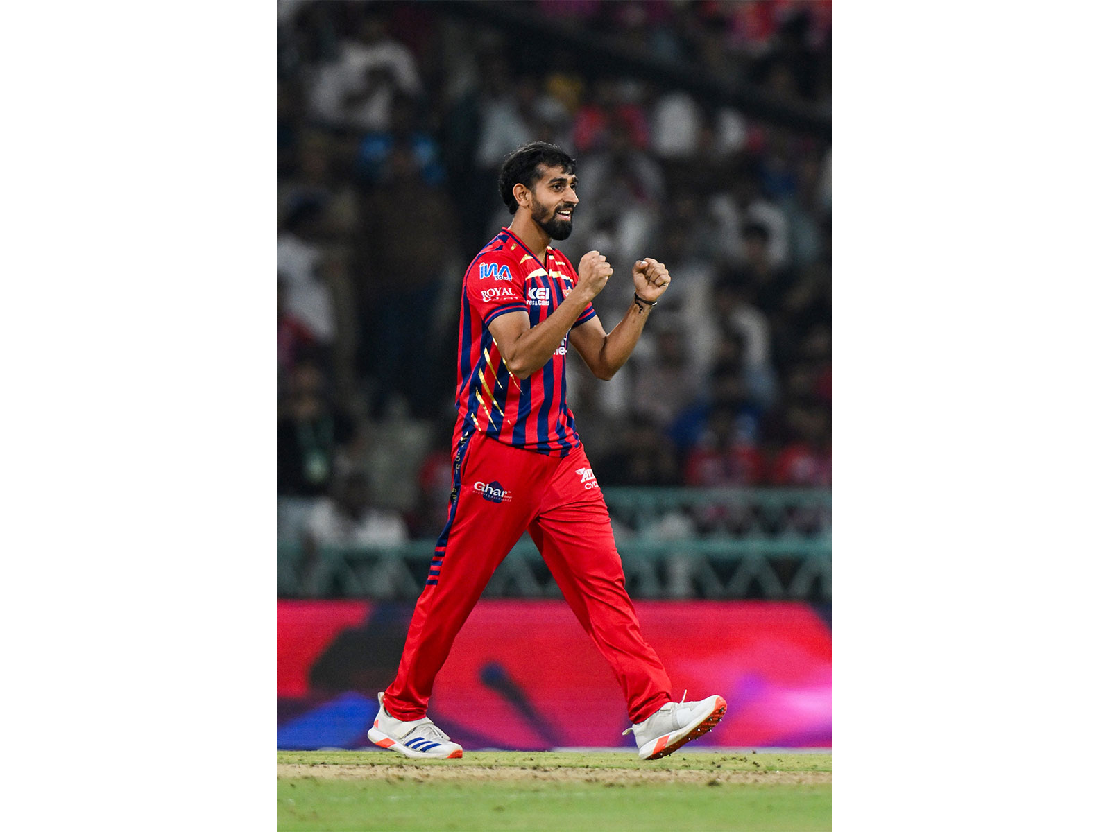 Lucknow Super Giants' Prince Yadav (Photo: ANI)