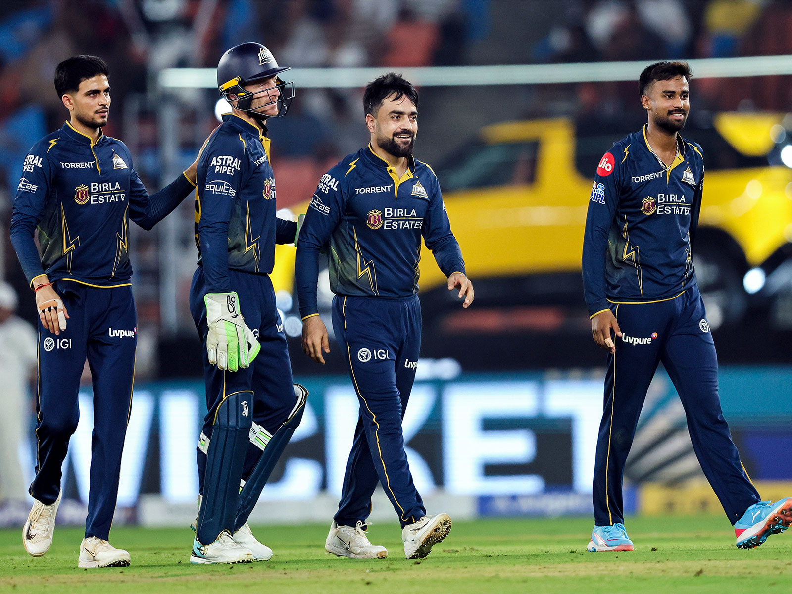 Gujarat Titans players (Photo: ANI)
