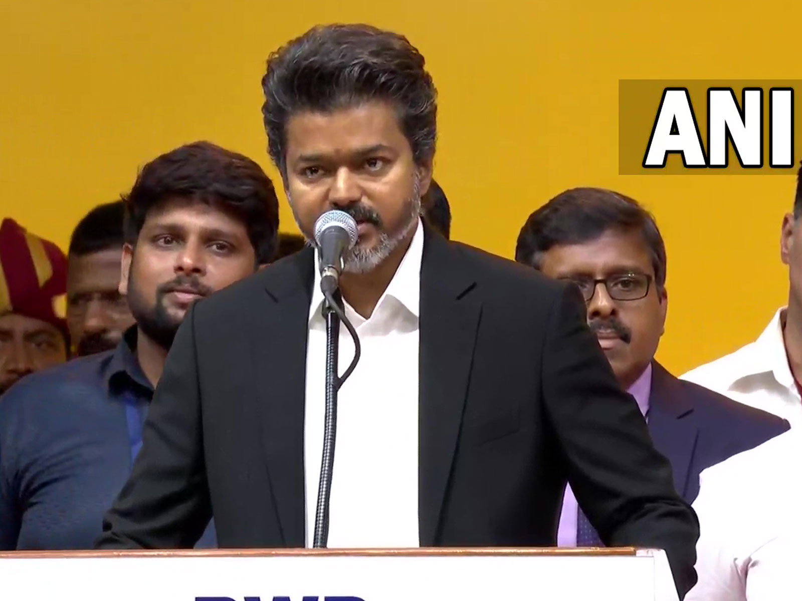 TVK chief Vijay takes oath as ninth CM of Tamil Nadu (Photo/ANI)