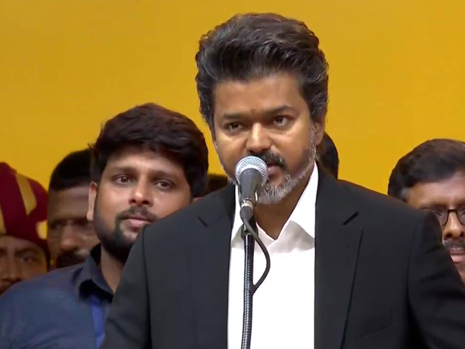 TVK chief Vijay takes oath as CM of Tamil Nadu (Photo/ANI)