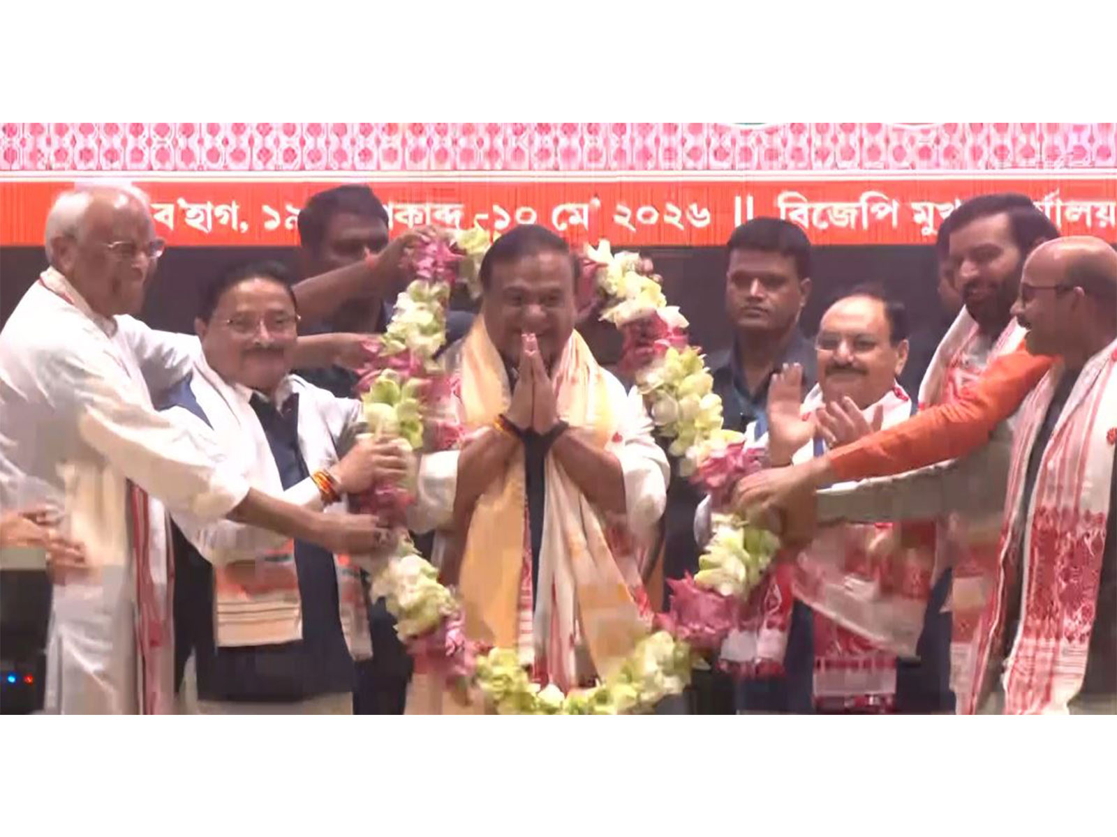Himanta Biswa Sarma elected as NDA leader in Assam (Photo/ANI)