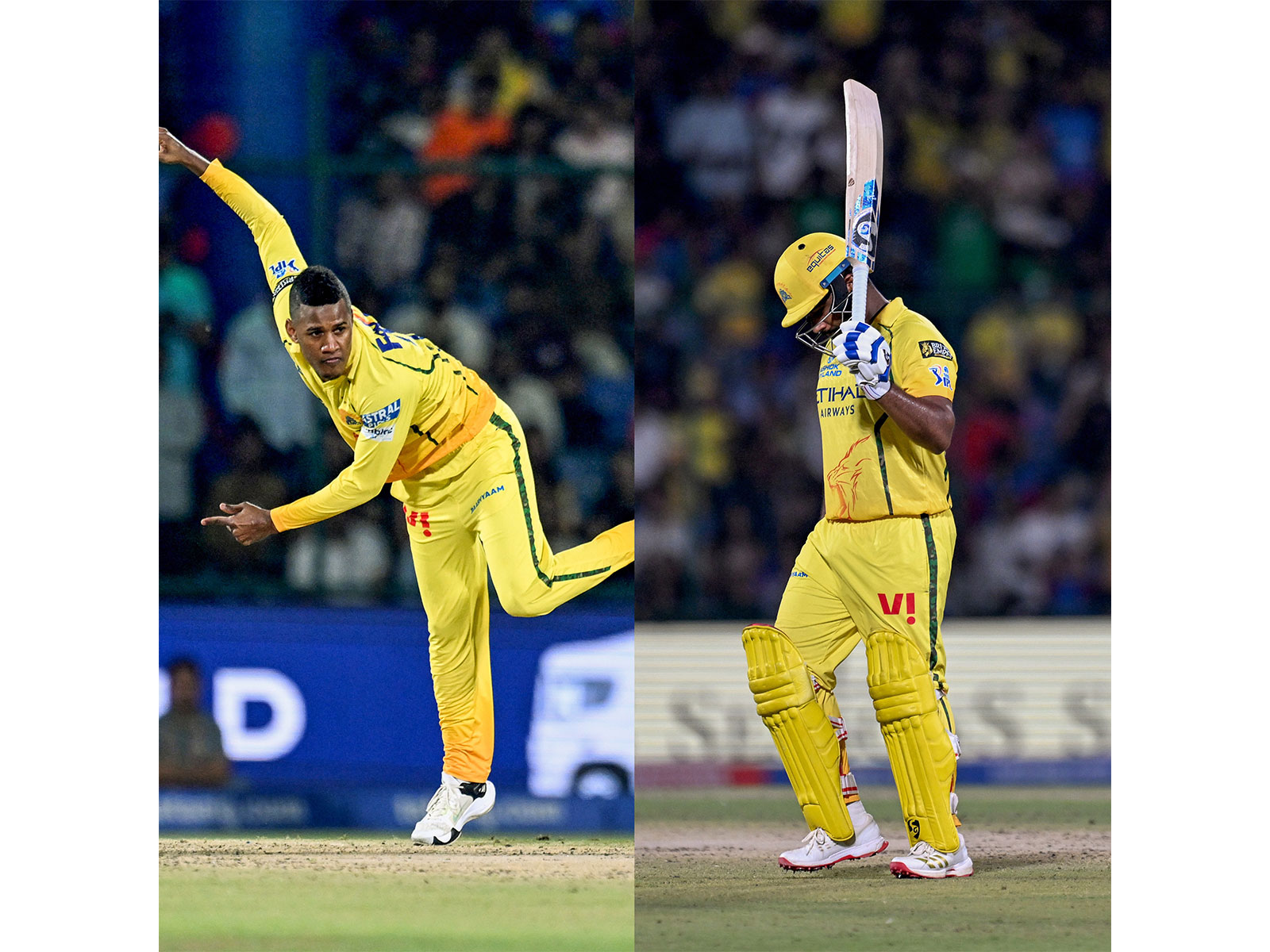 Akeal Hosein and Sanju Samson (Photo: ANI)