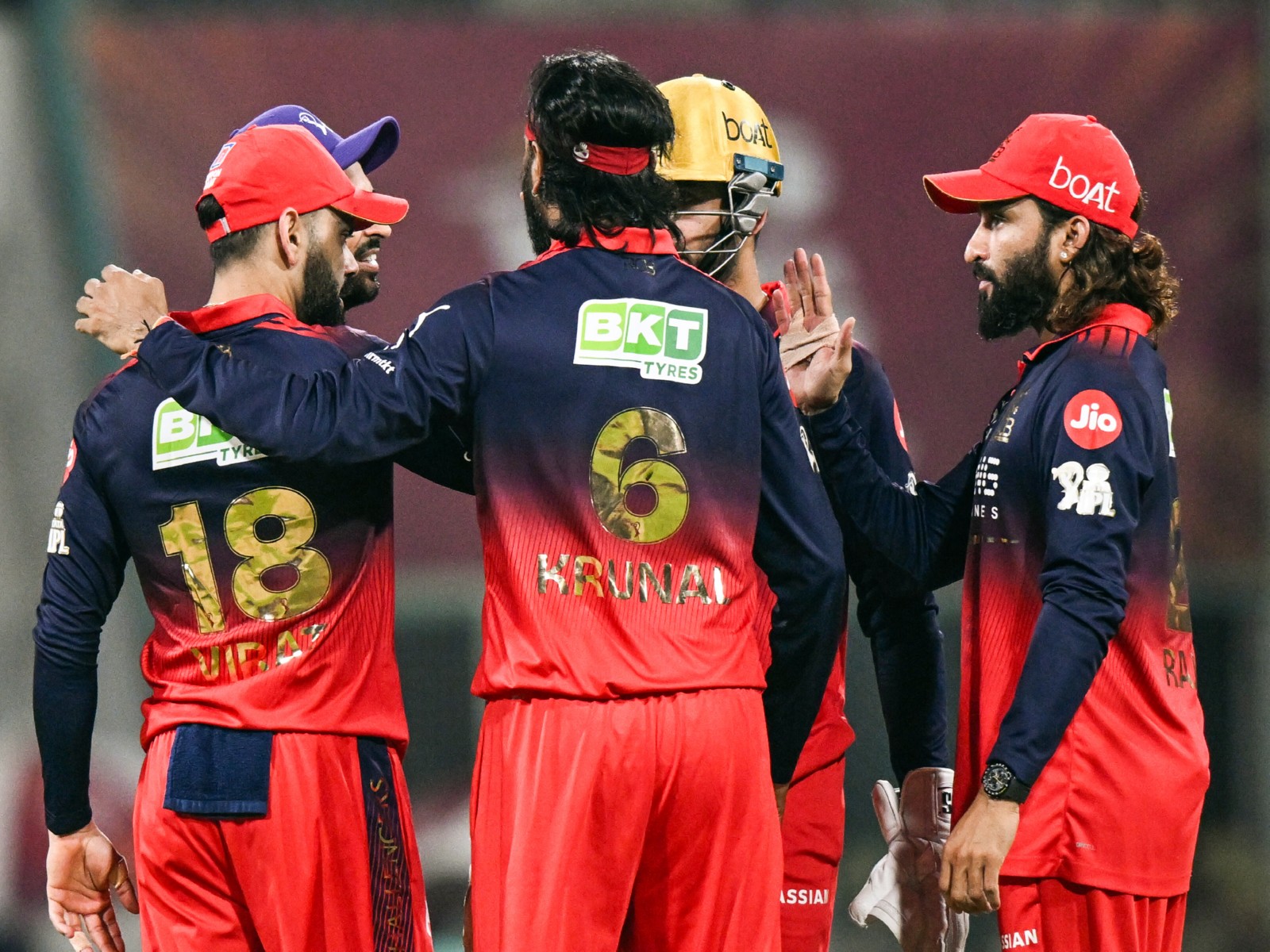 RCB team. (Photo: ANI)