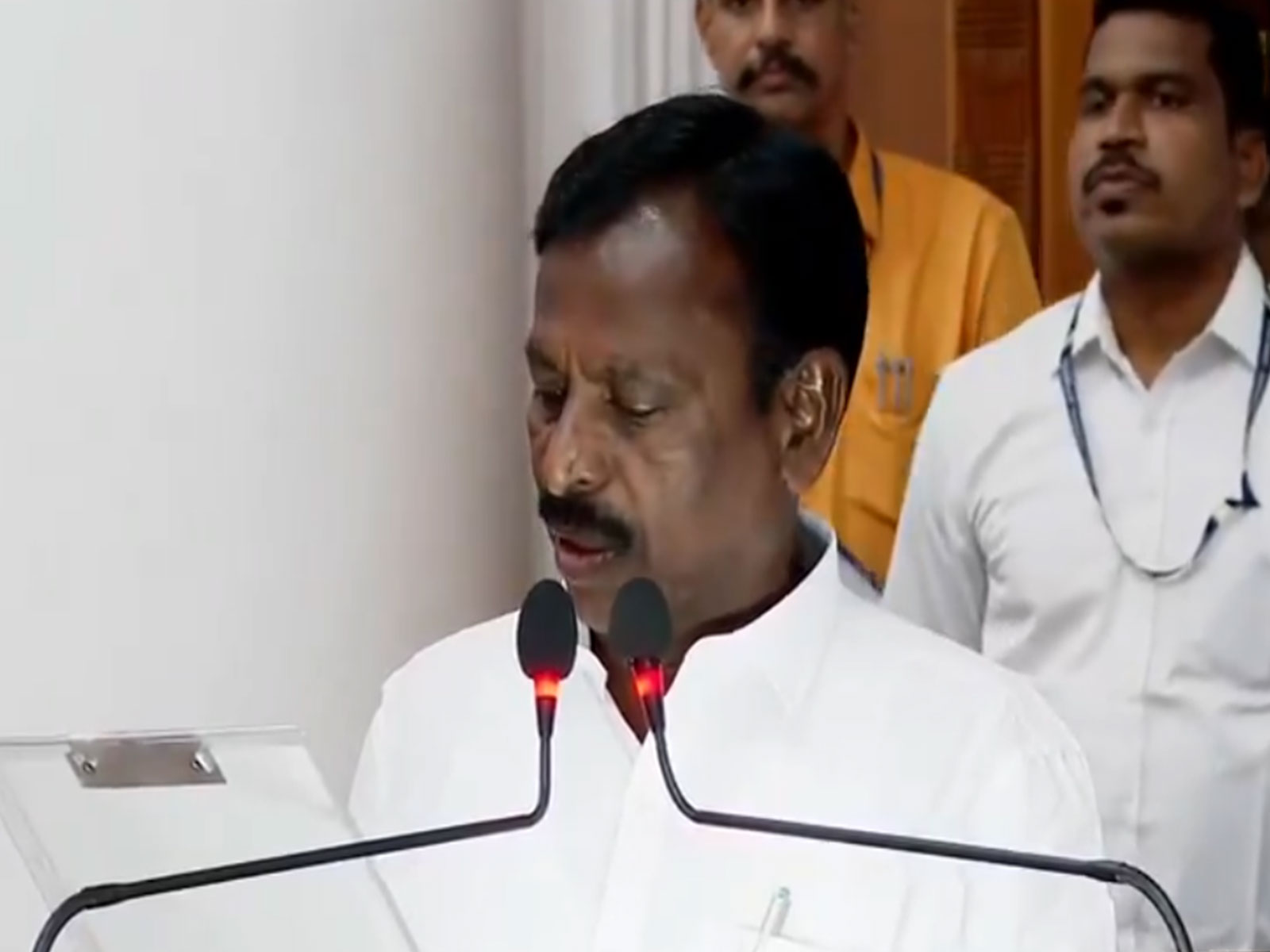 Protem Speaker of Tamil Nadu (Photo/ANI)