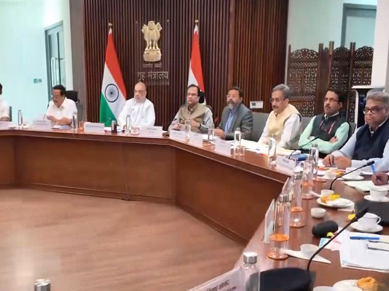 Amit Shah reviews country's preparedness for floods, heatwave (Photo/ANI)