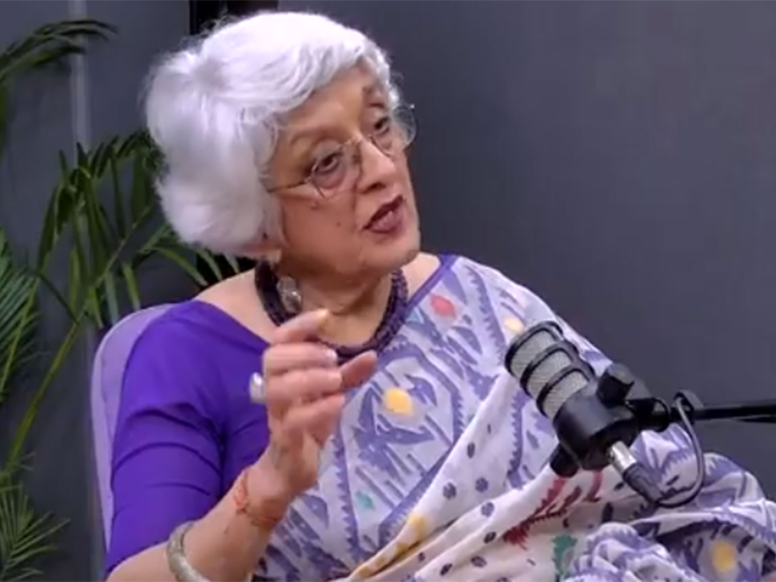 Former Indian diplomat Veena Sikri (Photo/ANI)