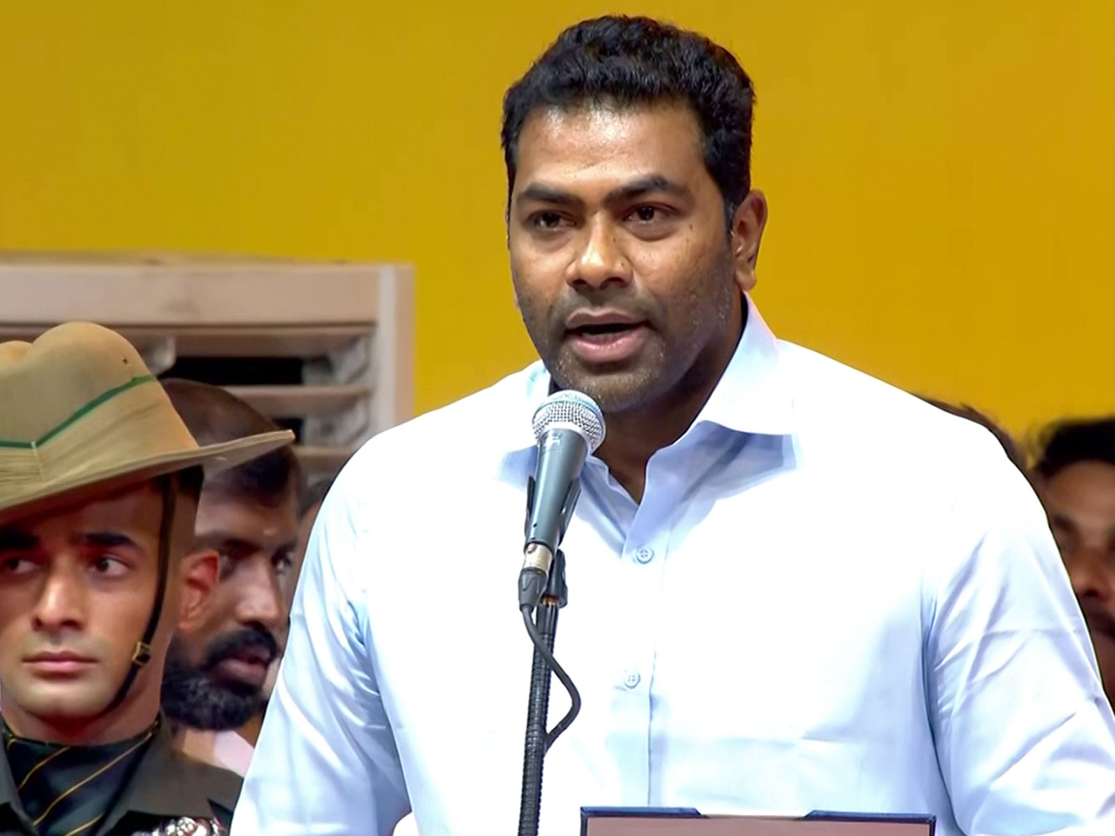 Tamil Nadu Minister Aadhav Arjuna (Photo/ANI)