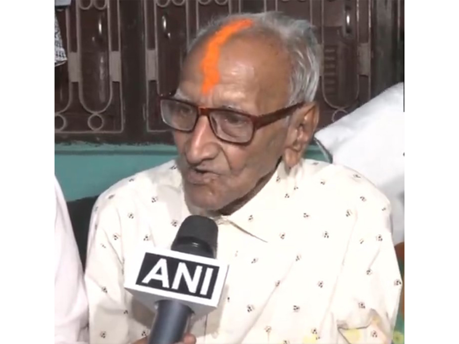BJP veteran worker Makhanlal Sarkar (Photo/ANI)