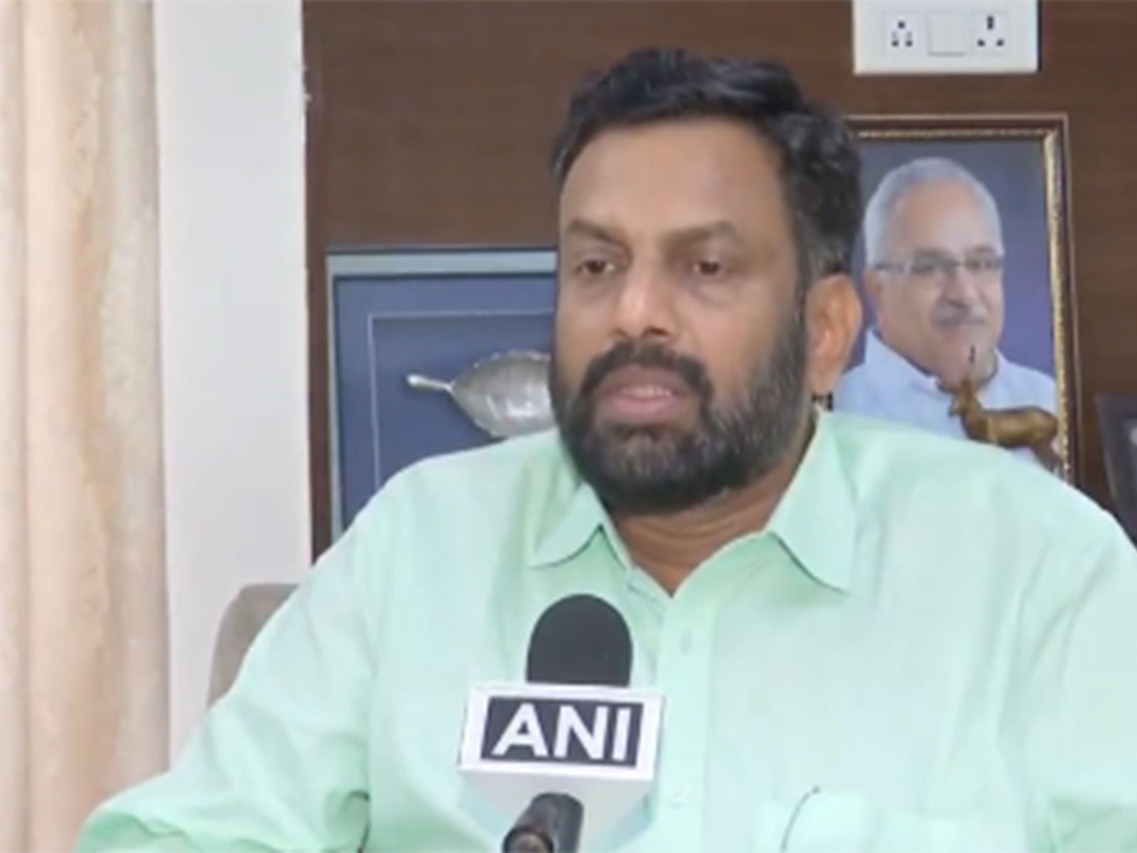 CPI MP P Sandosh (Photo/ANI)