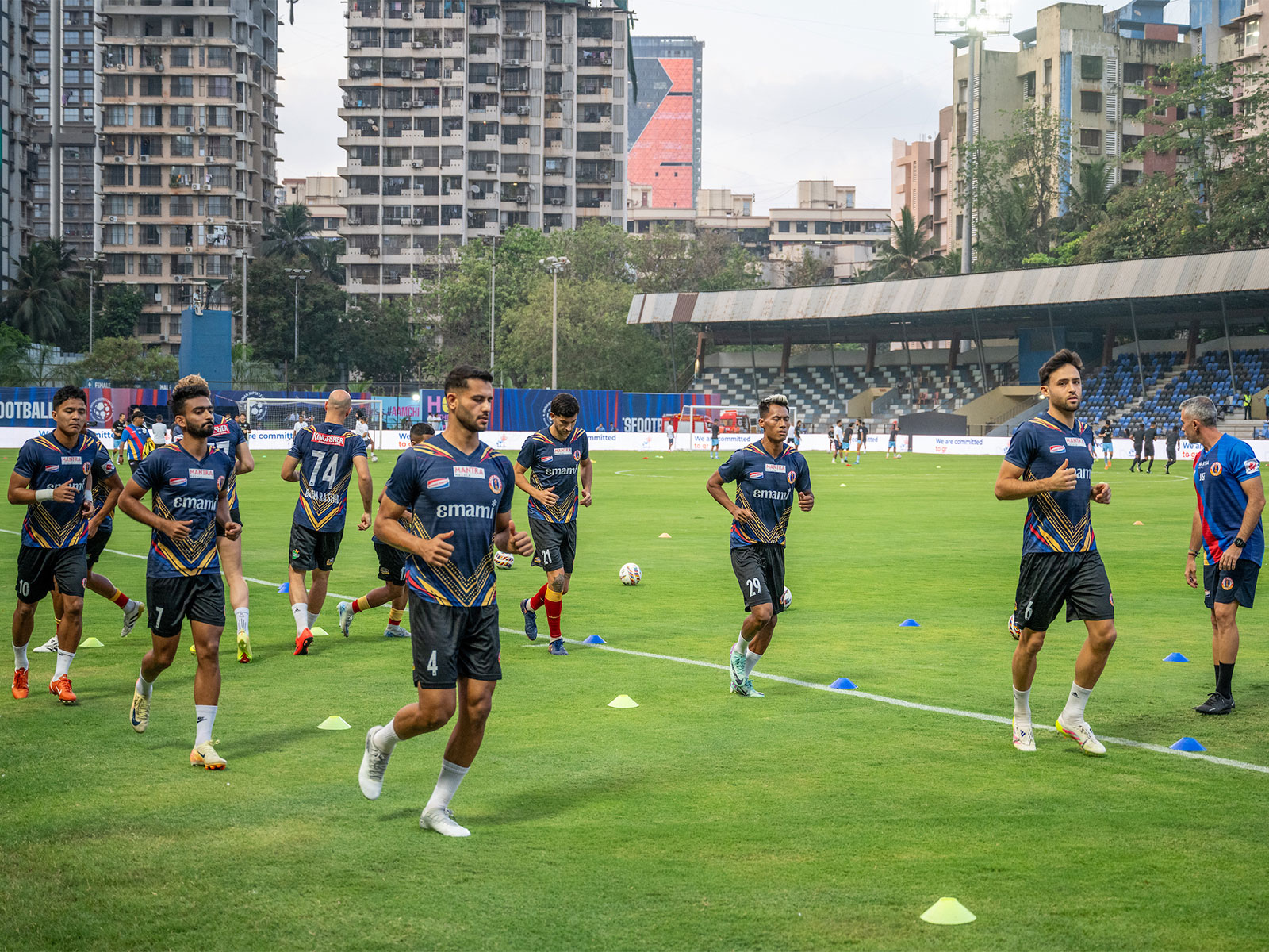 East Bengal FC in training session. (Photo: ISL)