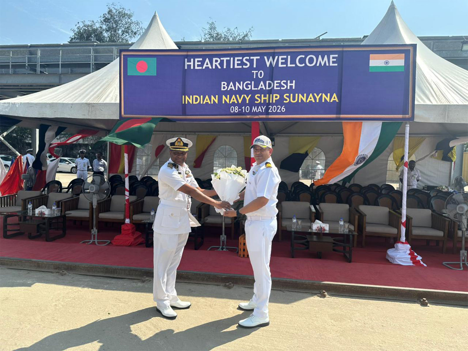 INS Sunayna visit to Chattogram, Bangladesh (Photo/X/@indiannavy)