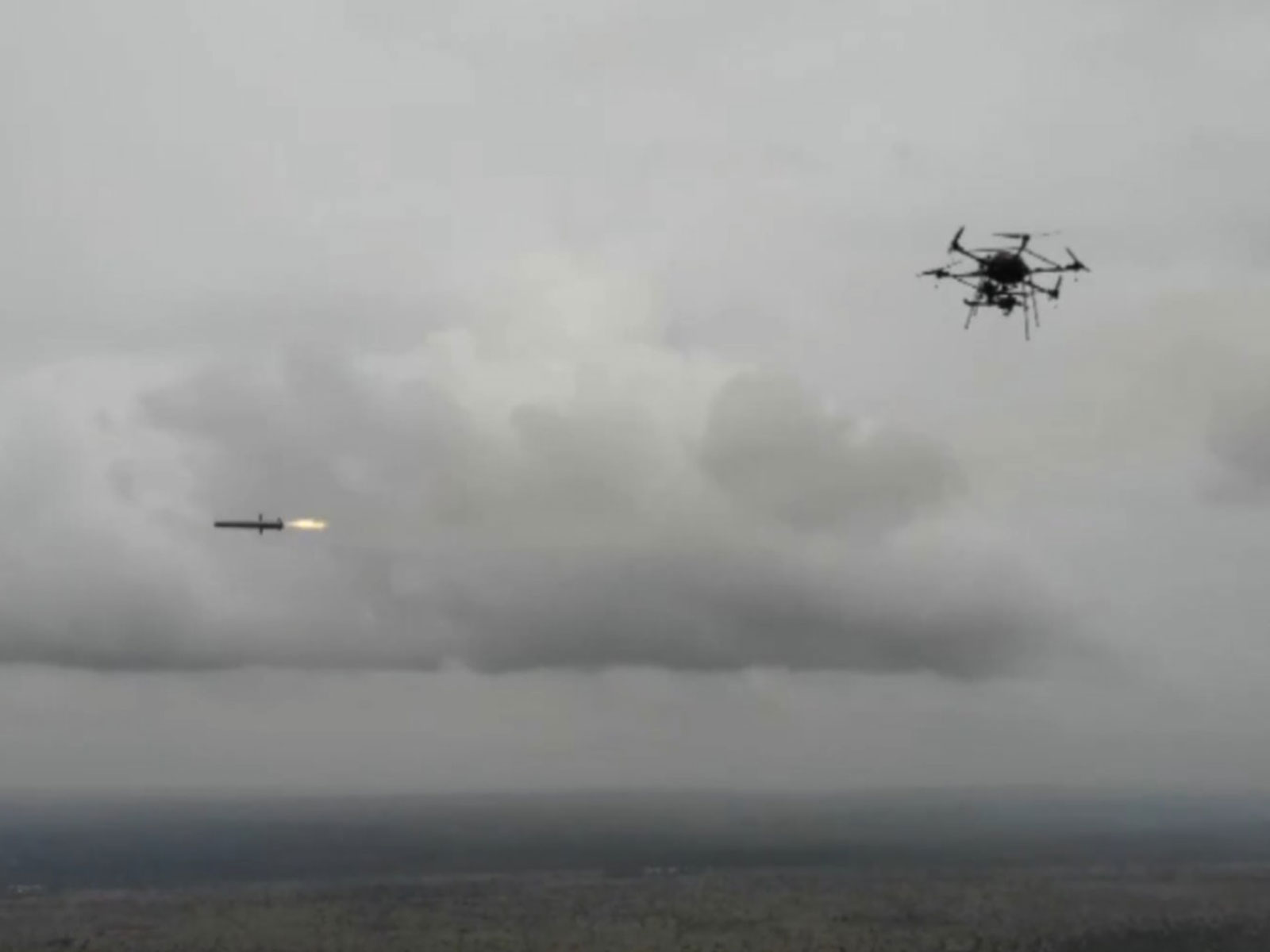 Flight trials of UAV Launched Precision Guided Missile (ULPGM)-V3 (Photo/PIB)