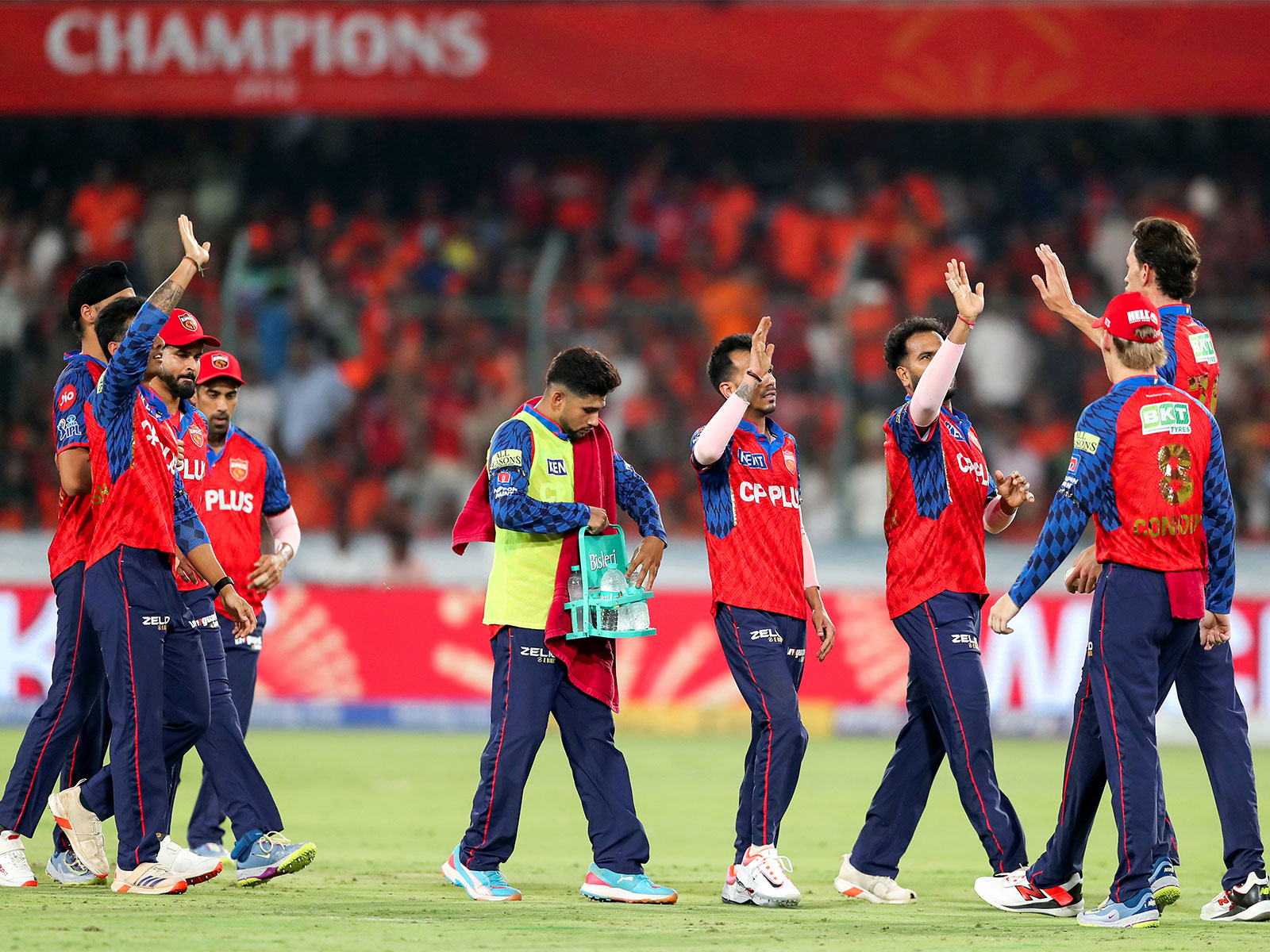 Punjab Kings (PBKS) team. (Photo: ANI)