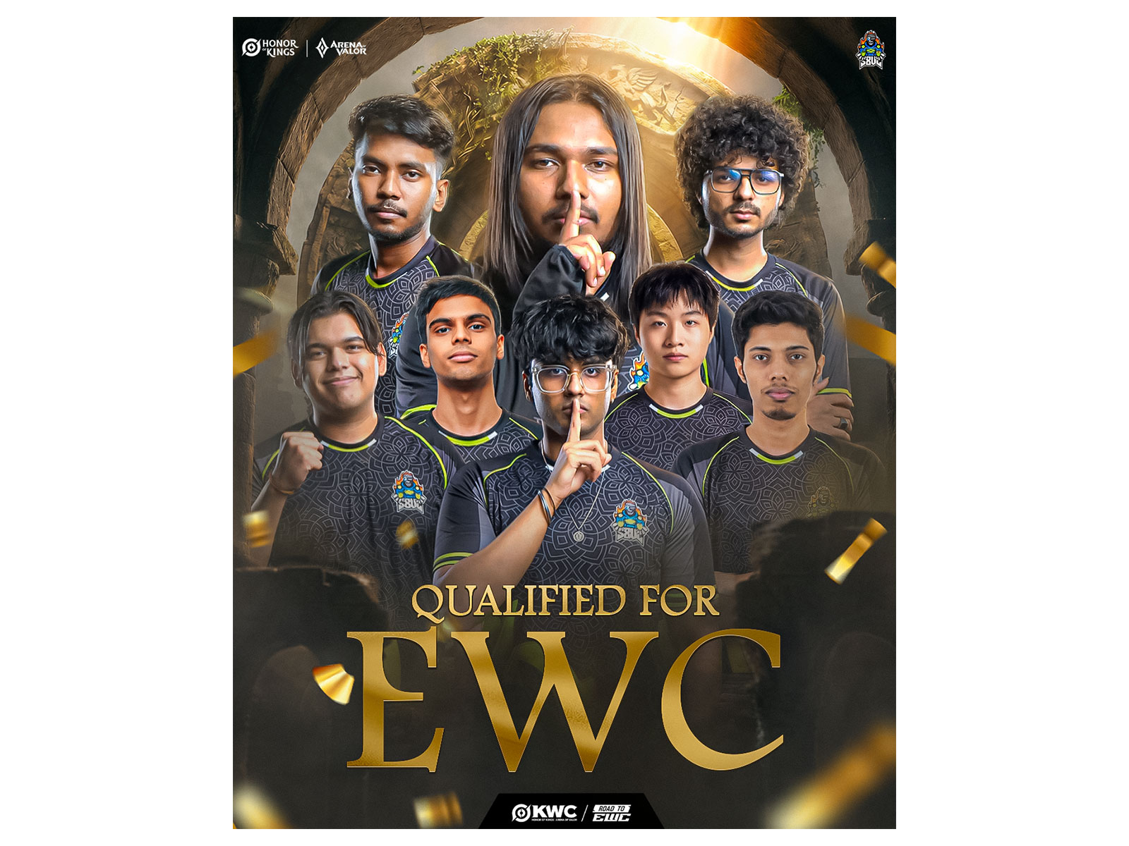 S8UL's Honor of Kings team qualified for KWC at EWC 2026. (Photo: S8UL)