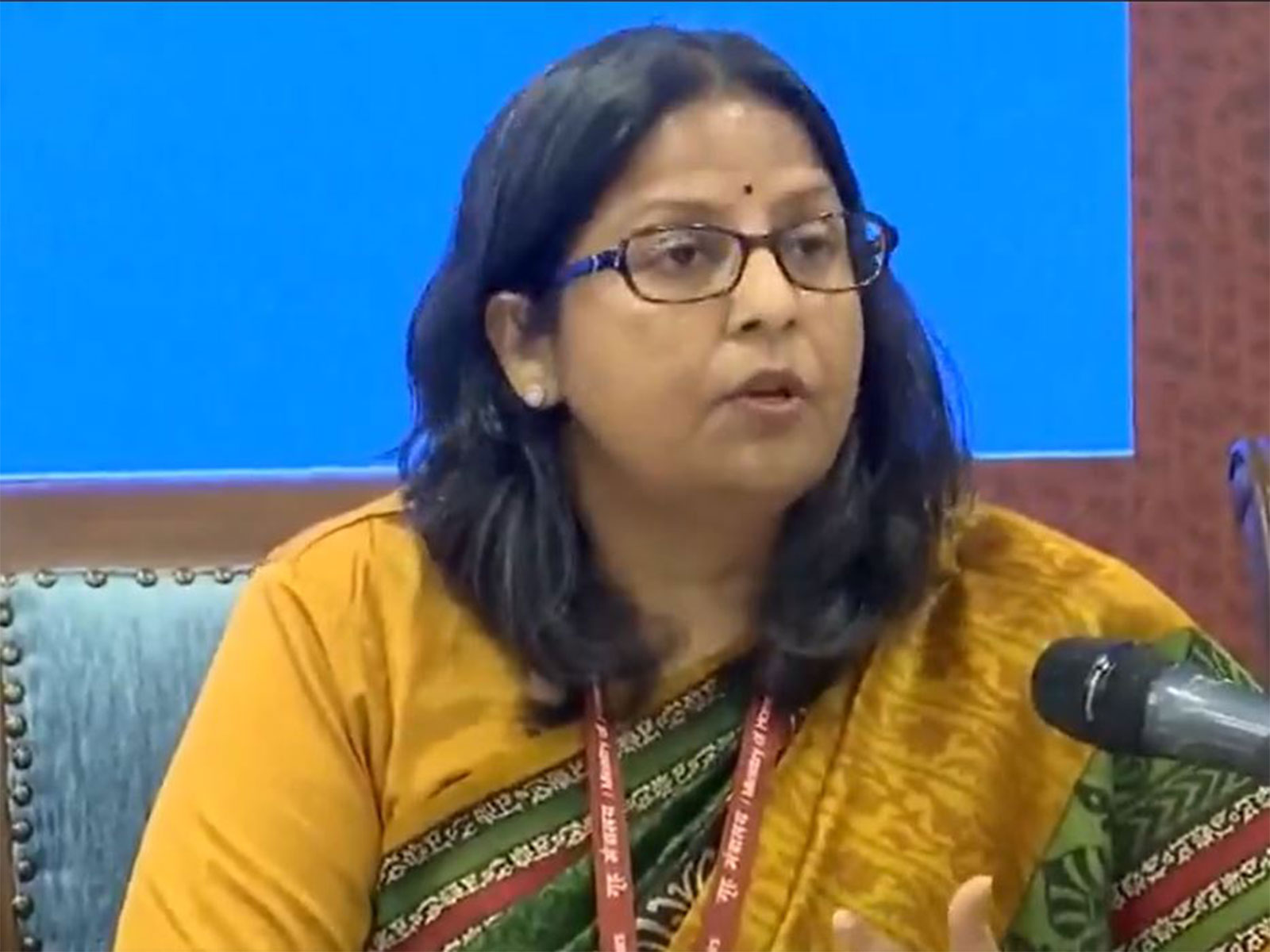 Sujata Sharma, Joint Secretary (Marketing & Oil Refinery) in the Ministry of Petroleum and Natural Gas (Photo/ANI)