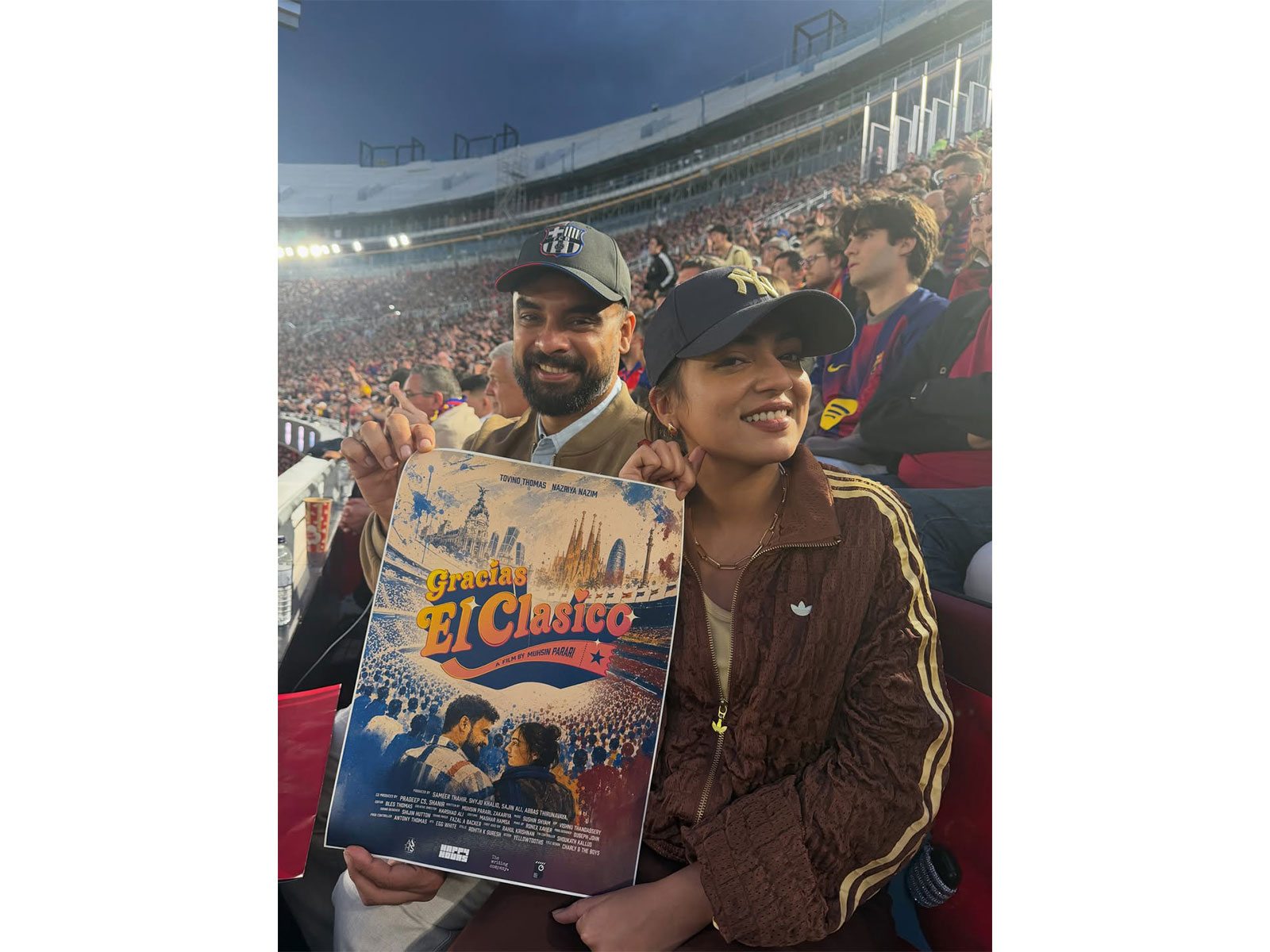 Tovino Thomas and Nazariya Nazim (Photo/Instagram@tovinothomas)