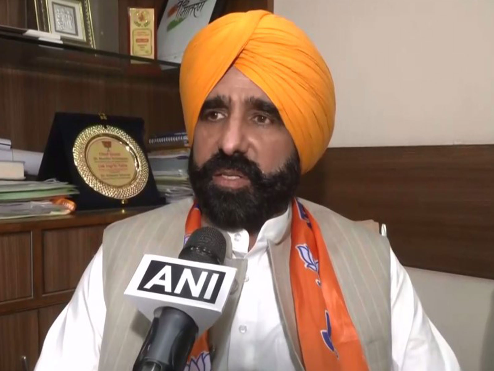 Punjab Chief Minister Bhagwant Mann's cousin, Gian Singh Mann (Photo/ANI)