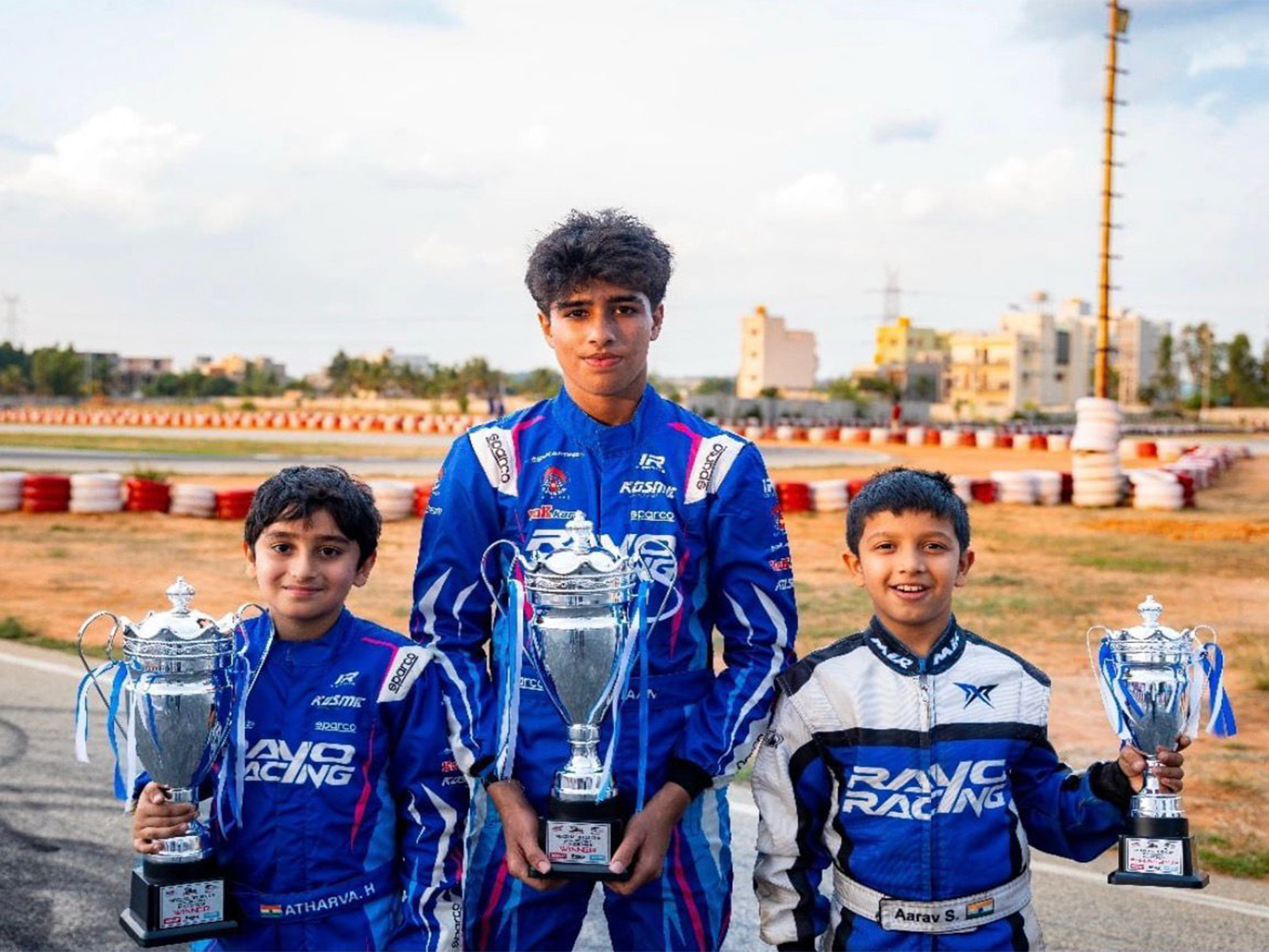 Kiaan Shah (middle) (Photo: Meco Meritus Cup)