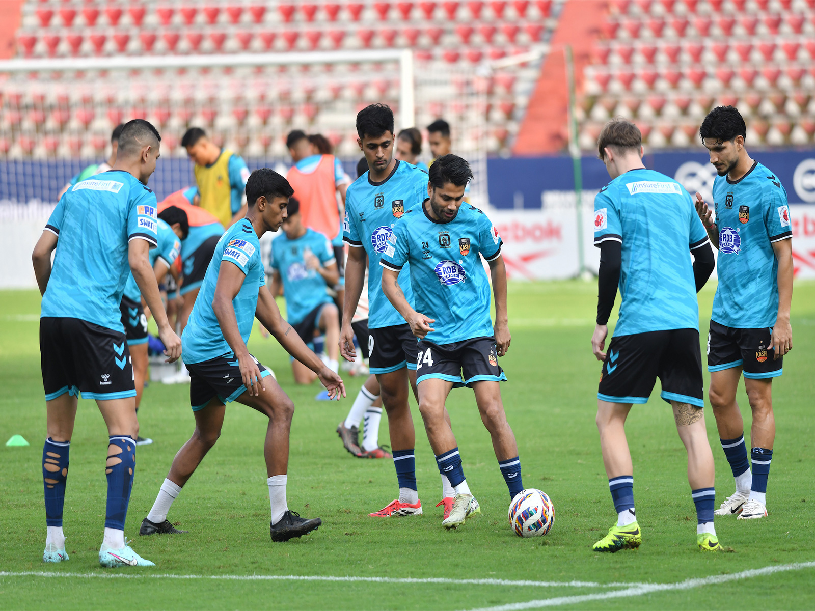 Inter Kashi players training (Photo: AIFF Media)