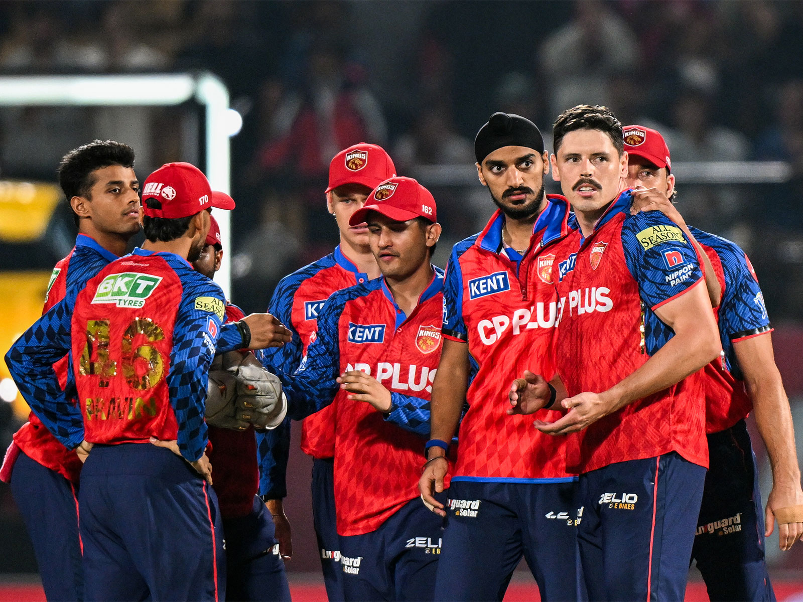 Punjab Kings players in action (Photo: ANI)