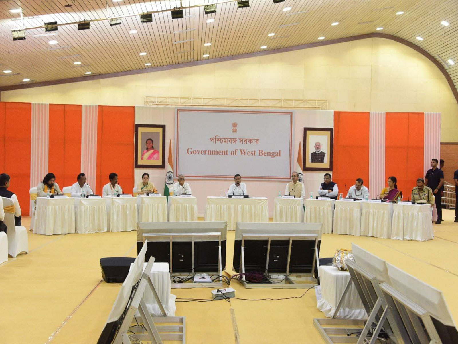 West Bengal Chief Minister Suvendu Adhikari held a high-level meeting (Photo/ANI)