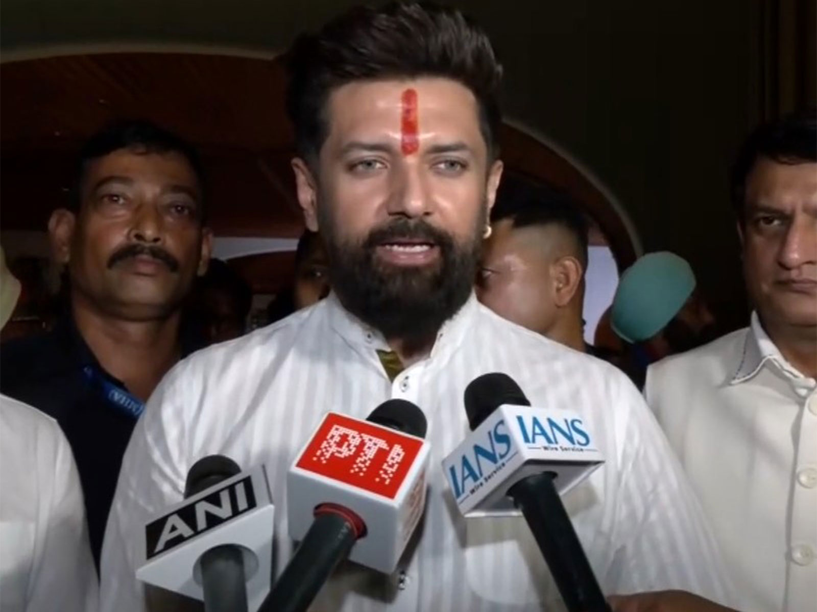 Union Minister Chirag Paswan (Photo/ANI)