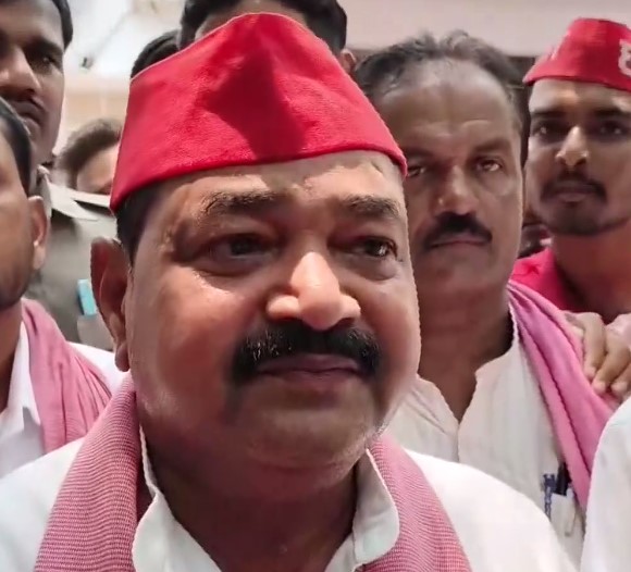 SP MP Ajendra Singh Lodhi (Photo/ANI) 
