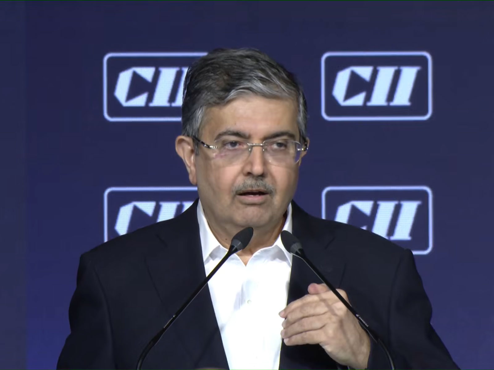 Uday Kotak, Founder and Non-Executive Director of Kotak Mahindra Bank (Photo/@FollowCII)