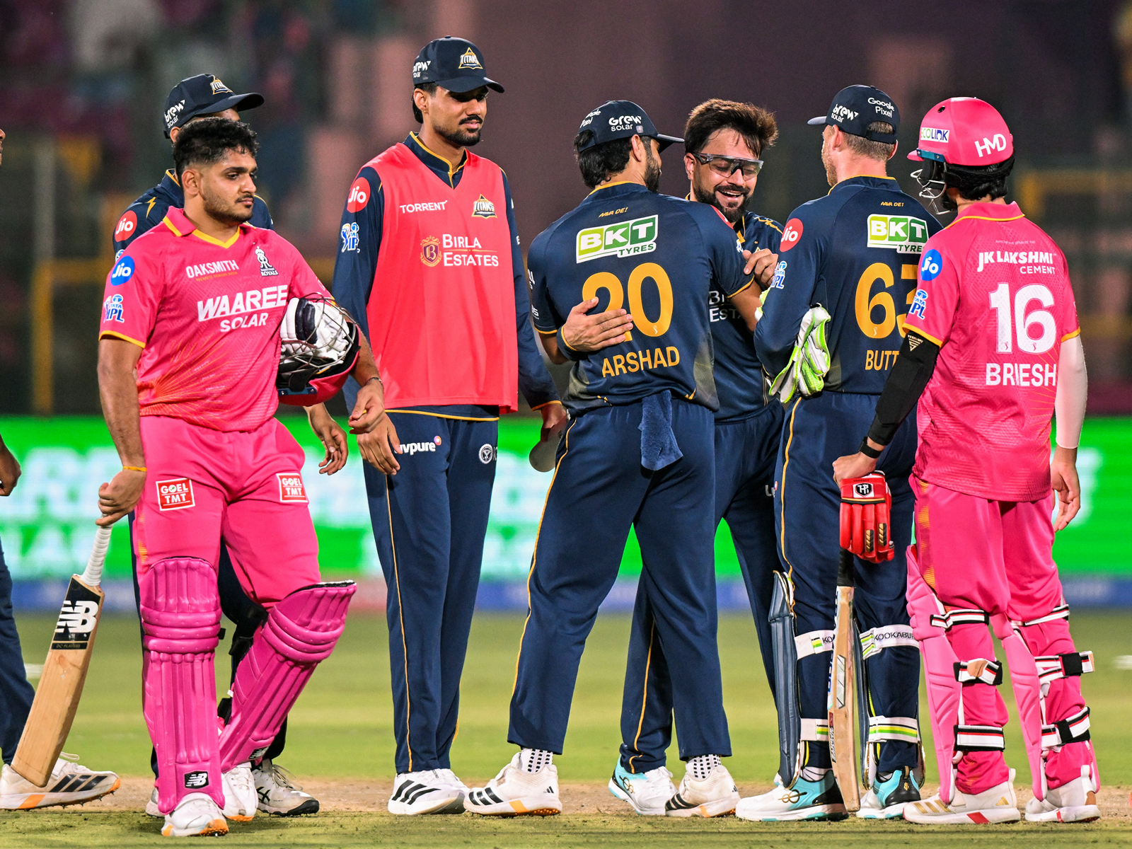 Rajasthan Royals vs Gujarat Titans match in IPL 2026. (Photo/ANI)