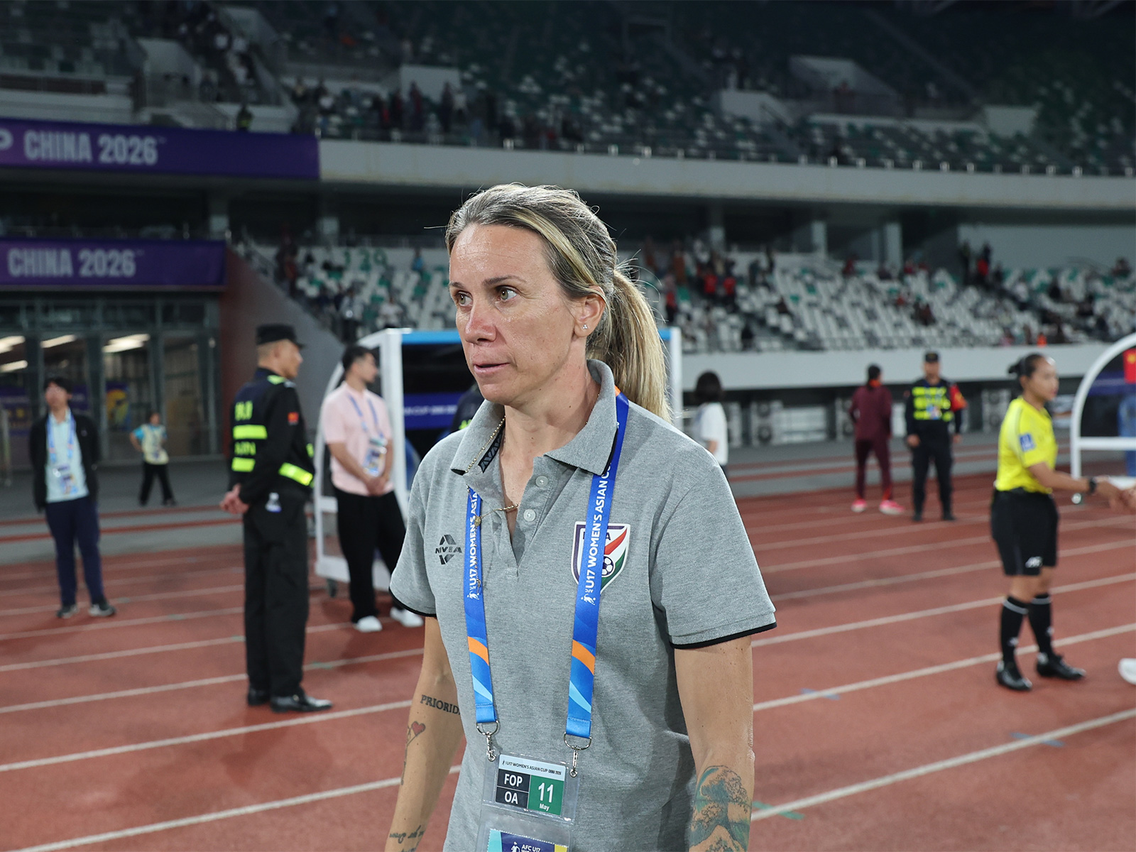 India women's head coach Pamela Conti (Photo: AIFF Media)