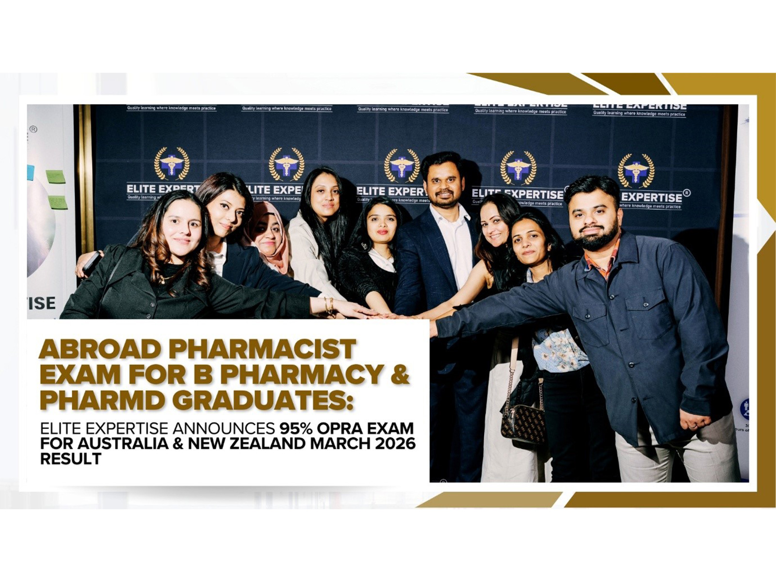 Abroad Pharmacist Exam for B Pharmacy & PharmD Graduates: Elite Expertise Announces 95% OPRA Exam for Australia & New Zealand March 2026 Result