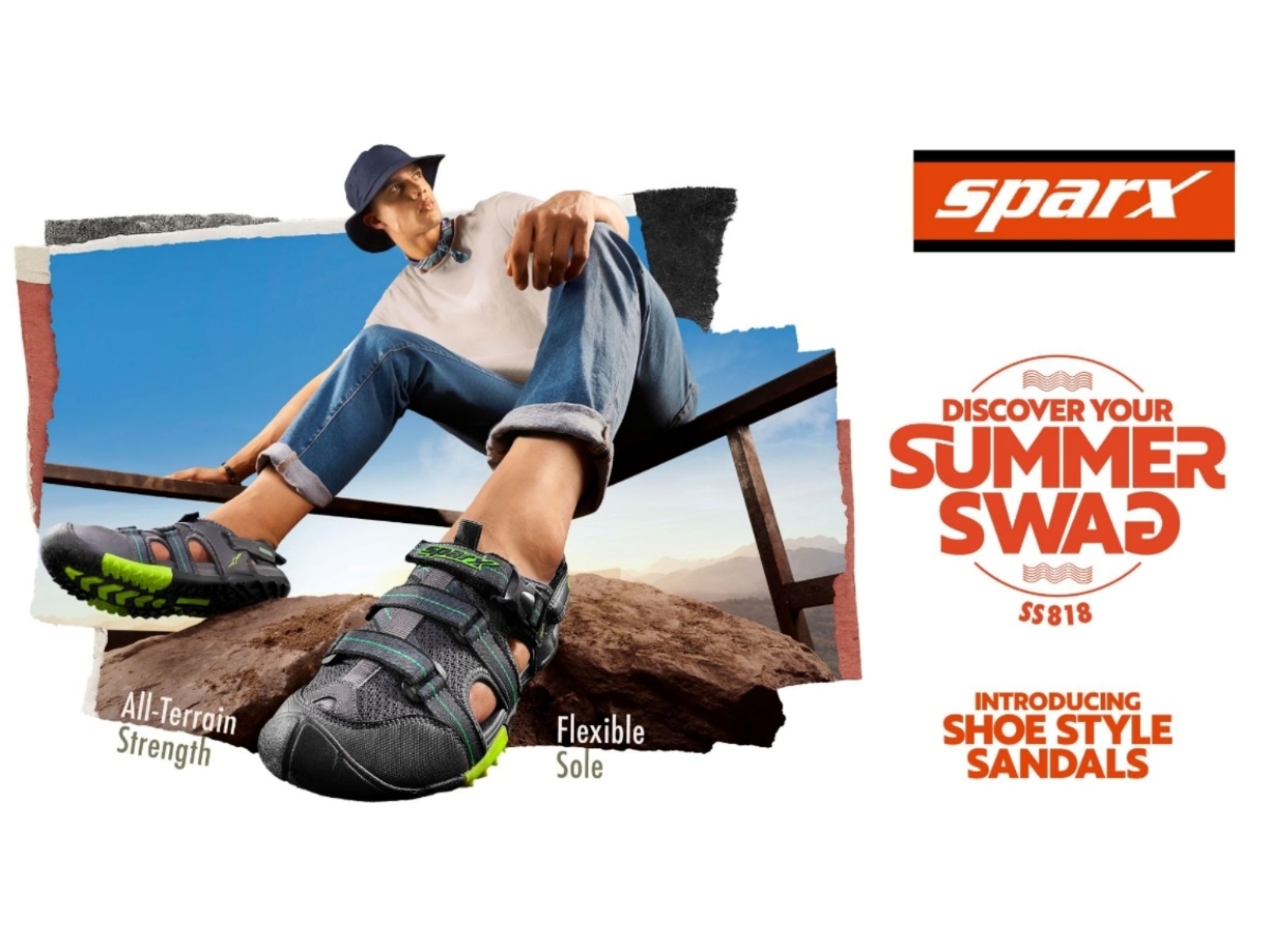Sparx launches the unique Shoe-Style Sandals Under 'Summer Swag' Campaign