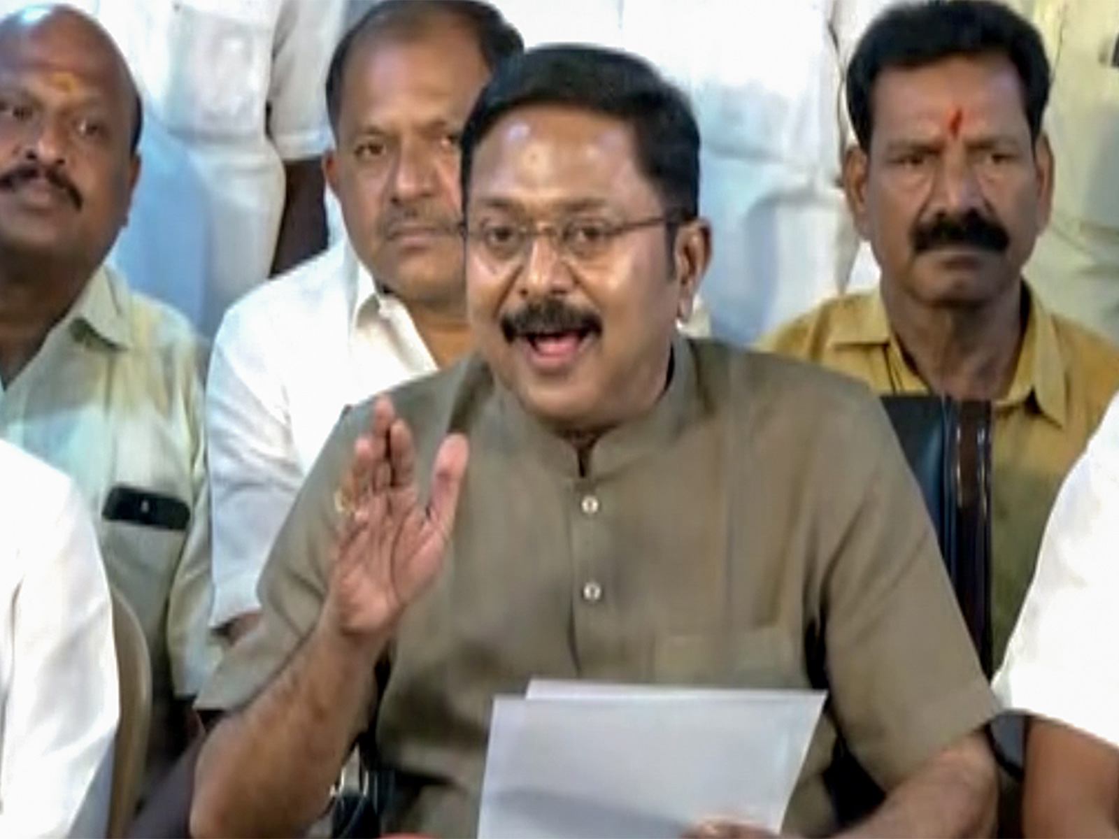 Amma Makkal Munnetra Kazhagam (AMMK) General Secretary TTV Dhinakaran (File Photo/ANI)