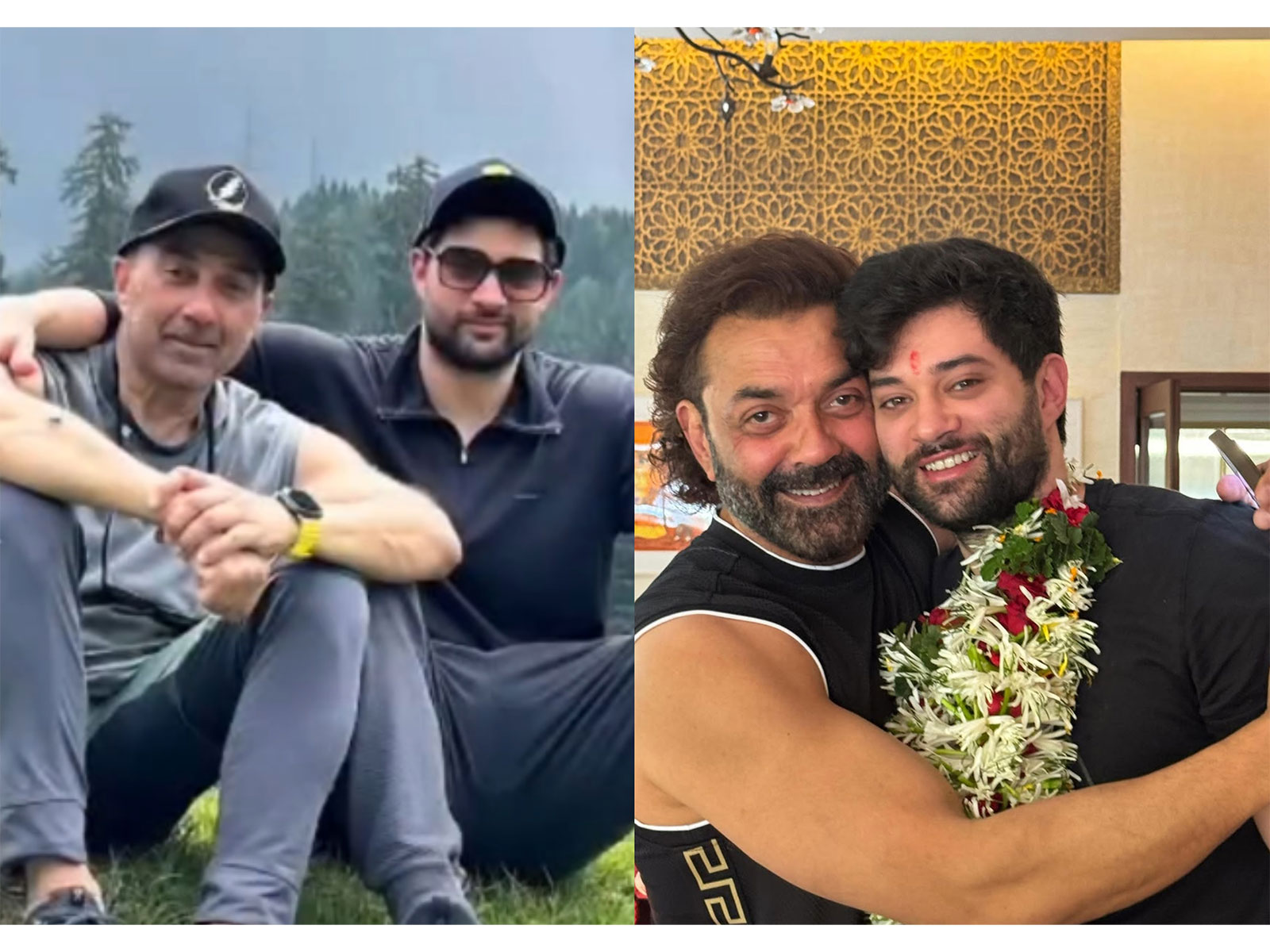 Sunny Deol, Bobby Deol wish Rajveer (Photo/Instagram@iamsunnydeol@iambobbydeol)