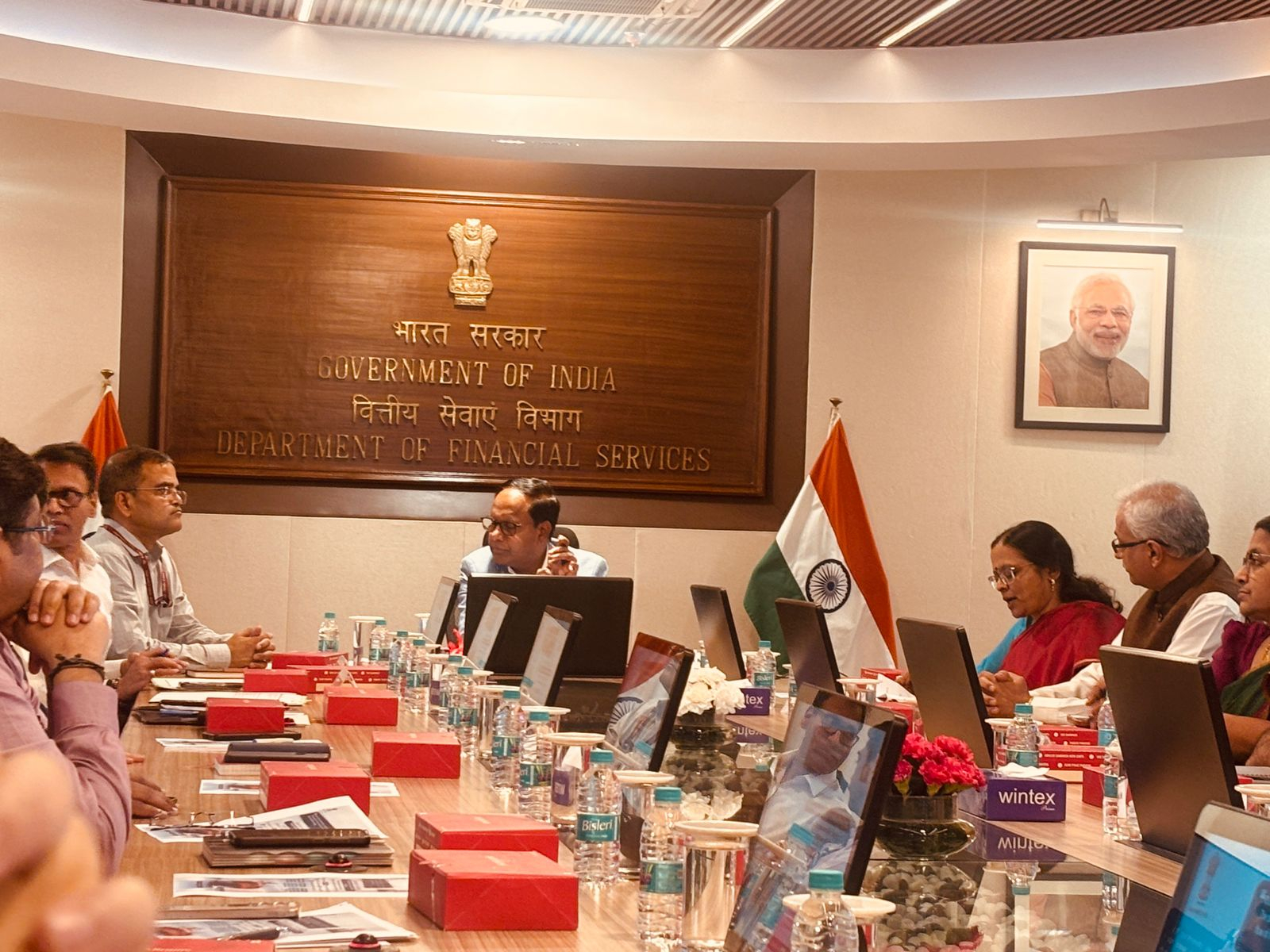 M Nagaraju, Secretary Department of Financial Services (Photo/ANI)